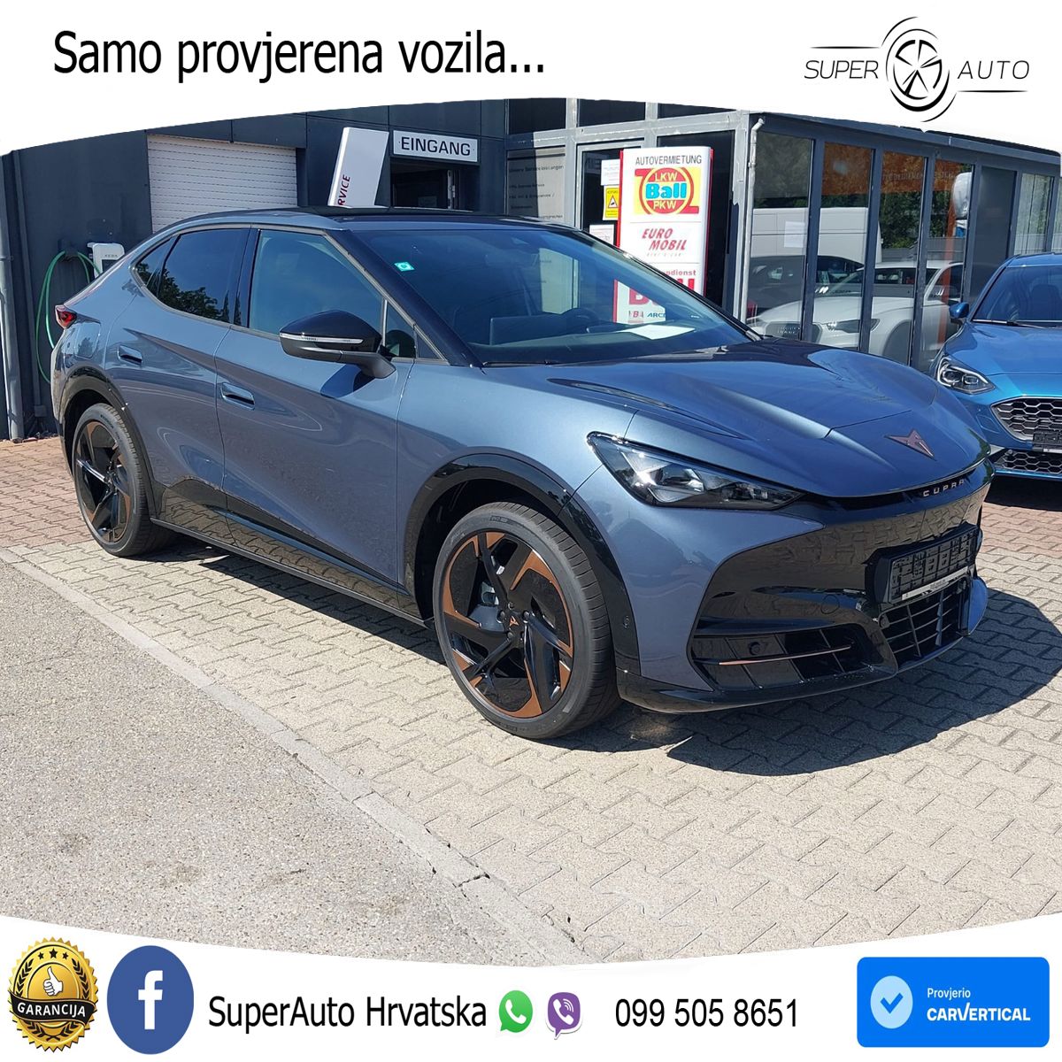 Cupra Tavascan 82 kWh (286 KS) LED+GR SJED+ACC