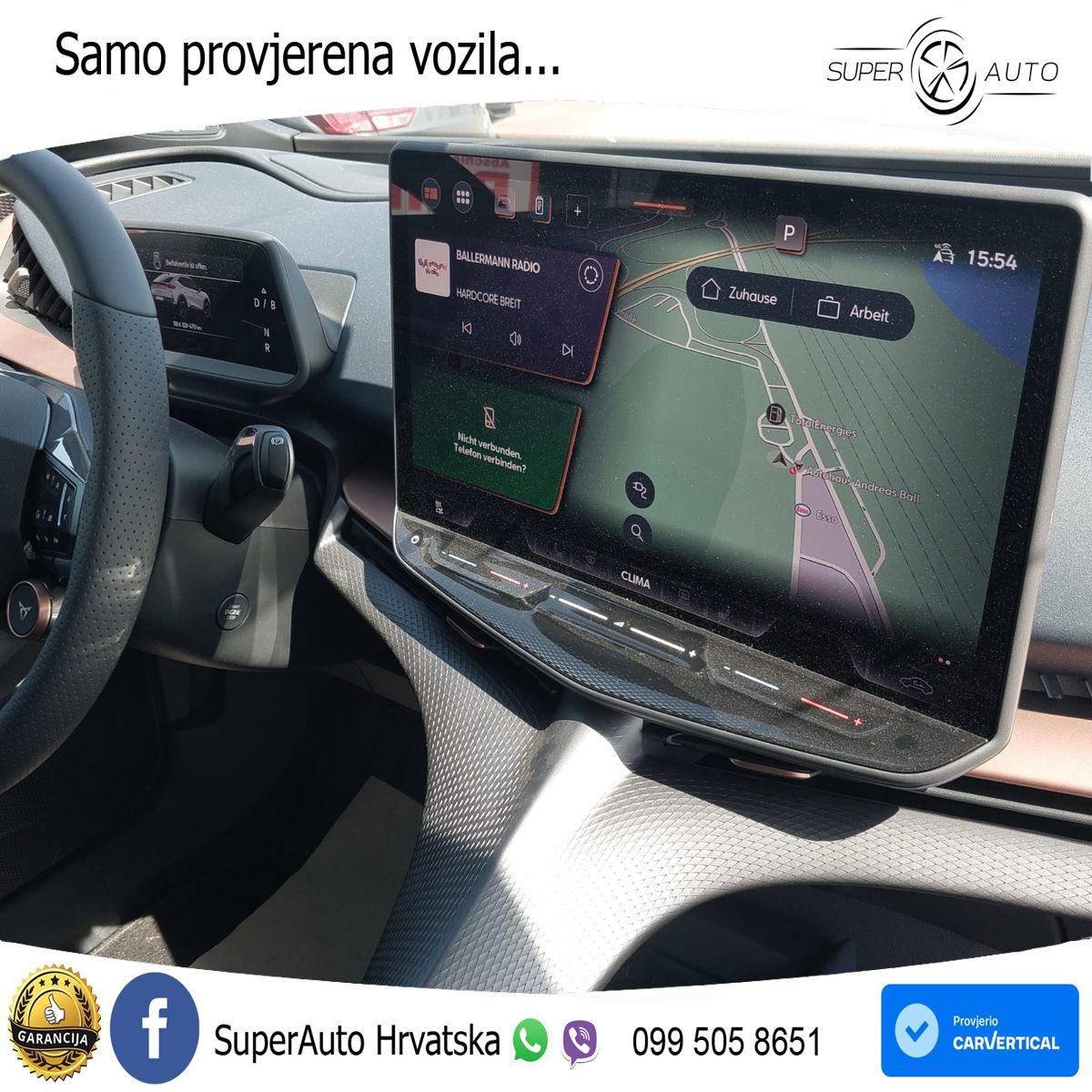 Cupra Tavascan 82 kWh (286 KS) LED+GR SJED+ACC