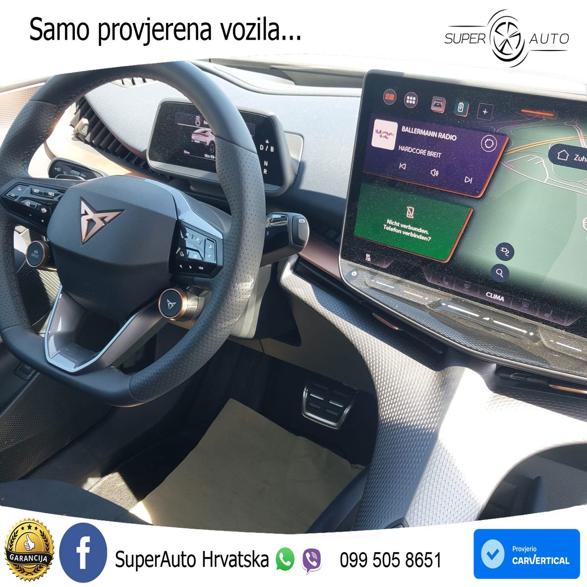Cupra Tavascan 82 kWh (286 KS) LED+GR SJED+ACC