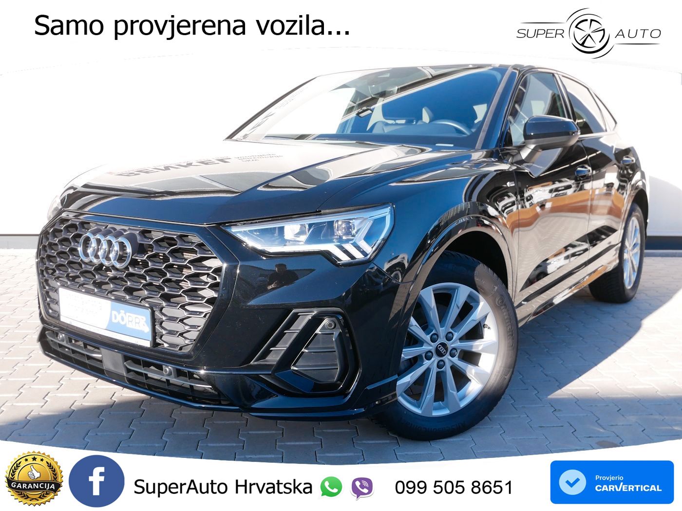 Audi Q3 II Sportback 35 TFSI (150 KS) S tronic S line LED+GR SJED+ACC