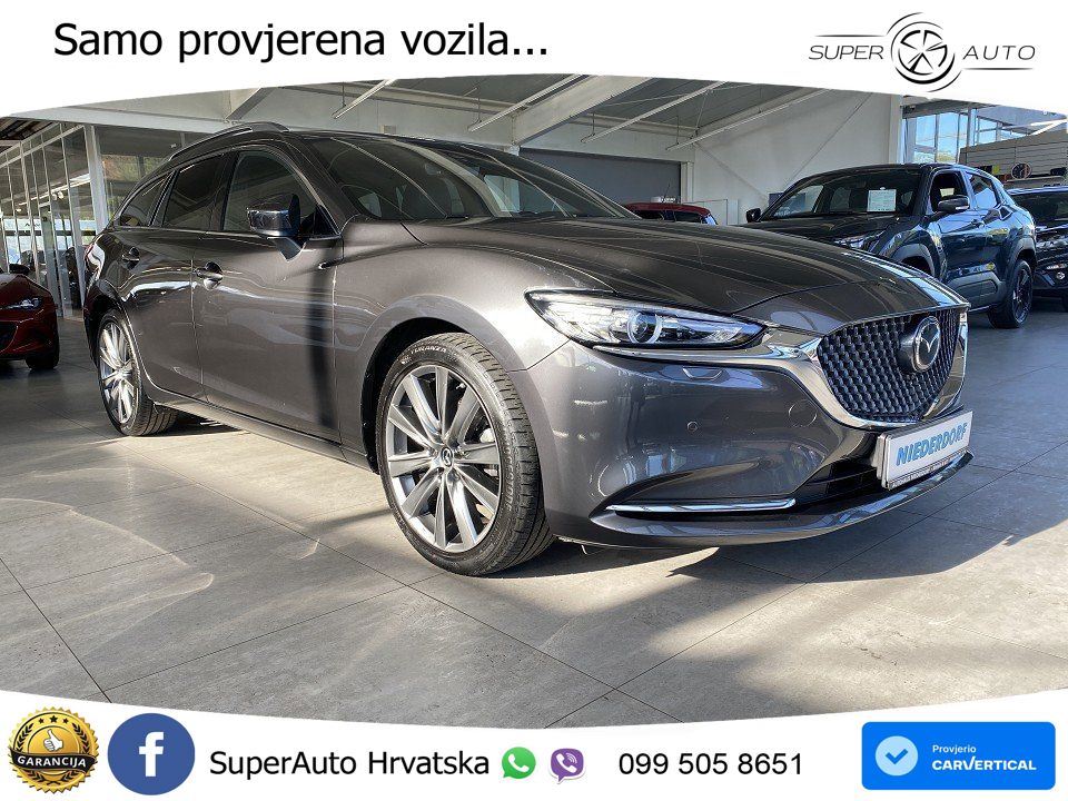 Mazda 6 Sport Combi 2.5 SKYACTIV-G (194 KS) SKYACTIV-Drive LED+GR SJED+ACC