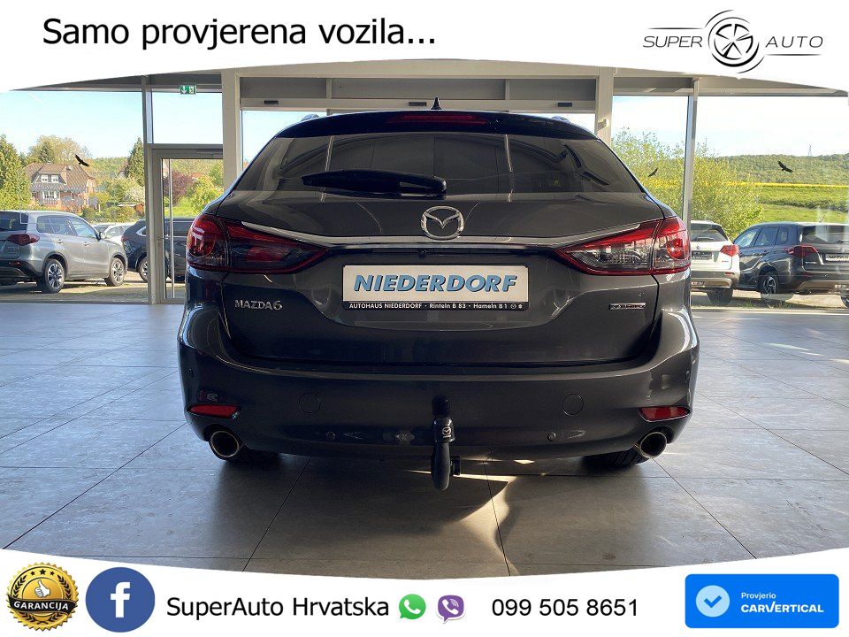 Mazda 6 Sport Combi 2.5 SKYACTIV-G (194 KS) SKYACTIV-Drive LED+GR SJED+ACC