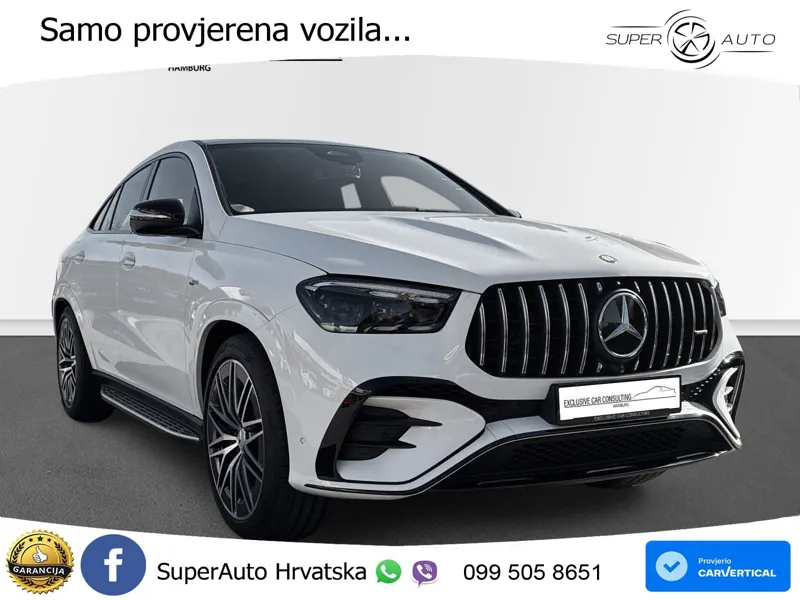 Mercedes AMG GLE Coupe 53 (435 KS) EQ Boost 4MATIC+ AMG SPEEDSHIFT TCT 9G ACC+HEAD+4xGR SJED+360+PANO