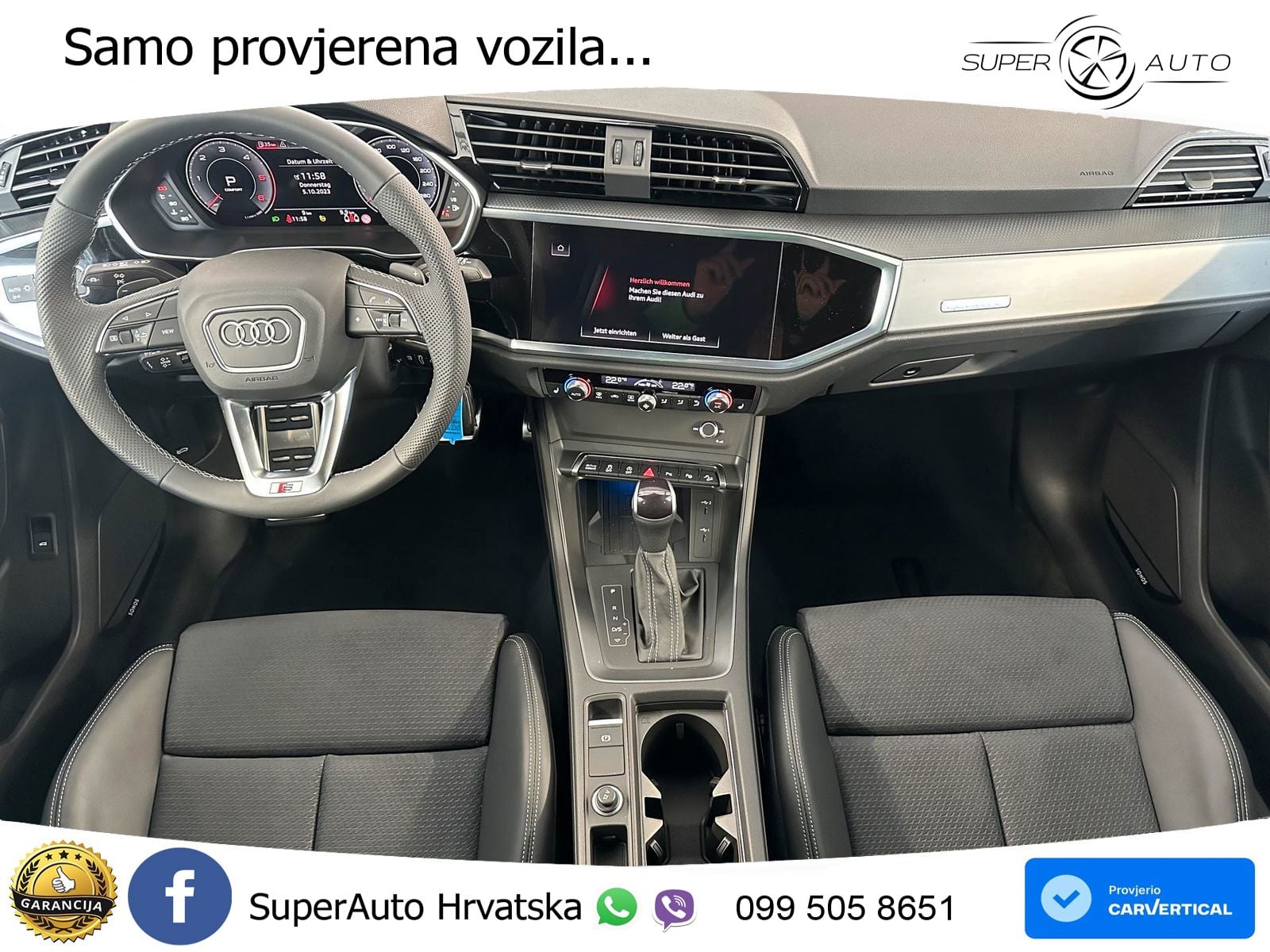 Audi Q3 Sportback 40 TDI (200 KS) quattro S tronic S line LED+GR SJED+ACC