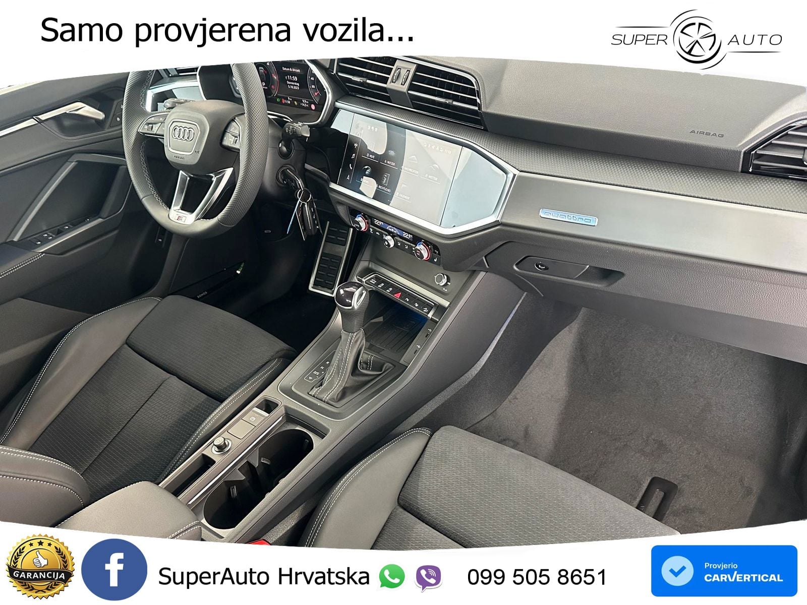Audi Q3 Sportback 40 TDI (200 KS) quattro S tronic S line LED+GR SJED+ACC