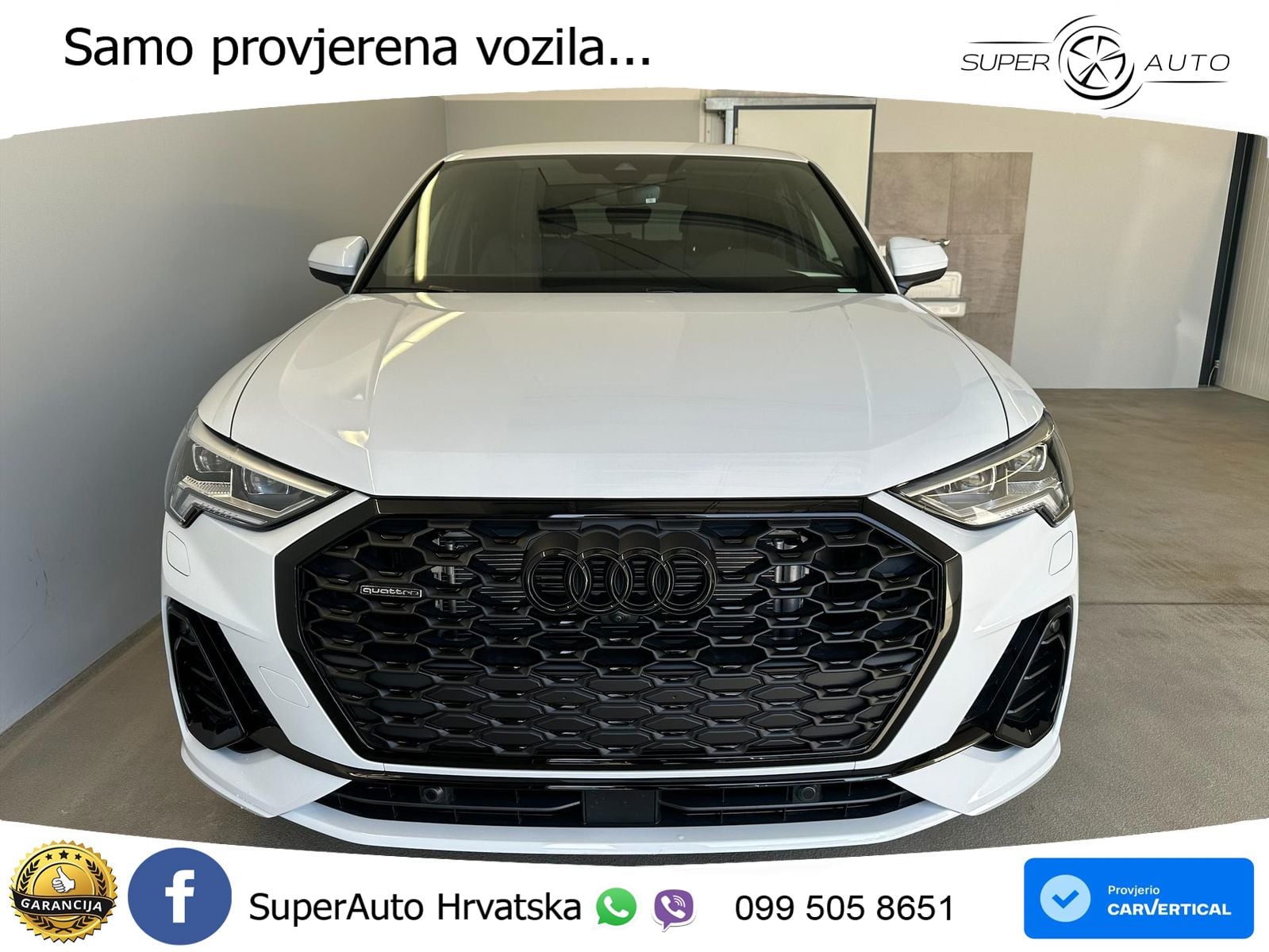 Audi Q3 Sportback 40 TDI (200 KS) quattro S tronic S line LED+GR SJED+ACC