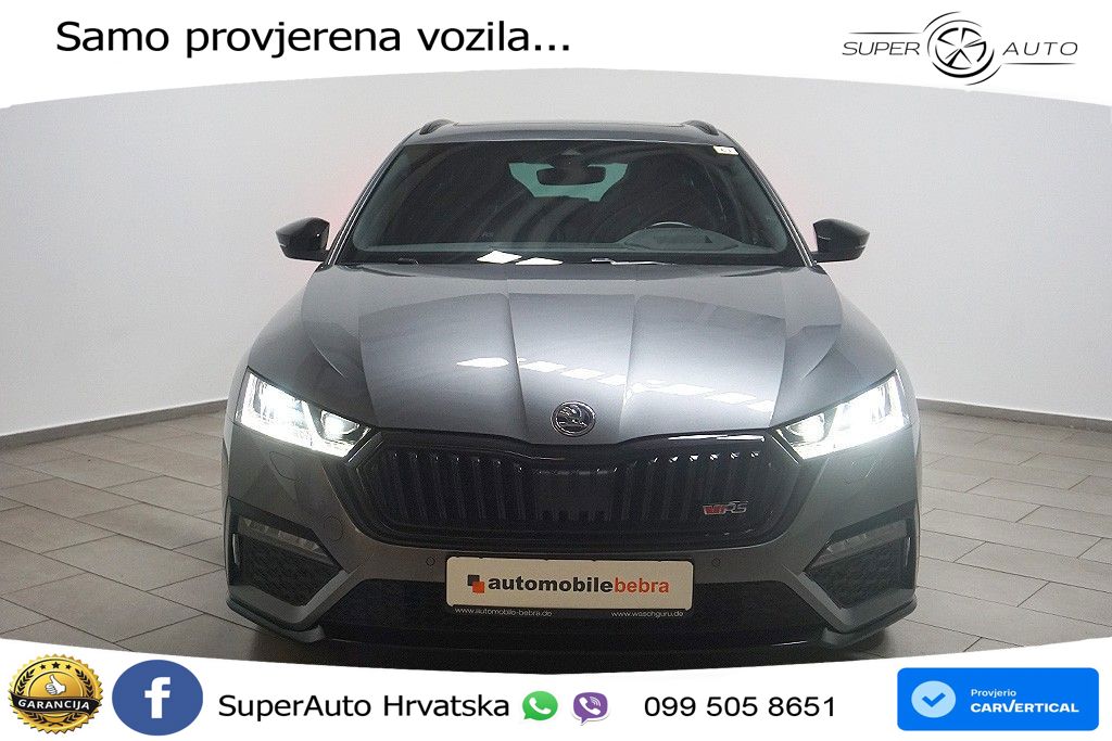 Škoda Octavia Combi RS 2.0 TDI (200 KS) DSG LED+GR SJED+ACC