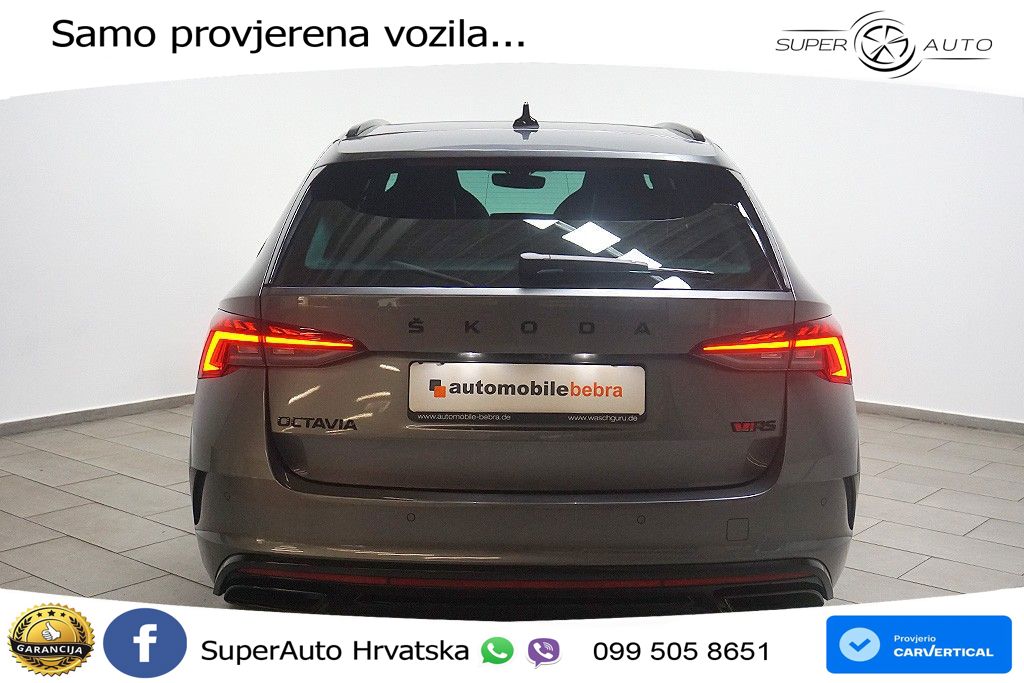 Škoda Octavia Combi RS 2.0 TDI (200 KS) DSG LED+GR SJED+ACC