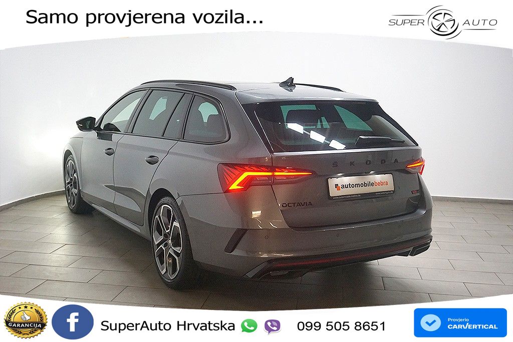 Škoda Octavia Combi RS 2.0 TDI (200 KS) DSG LED+GR SJED+ACC
