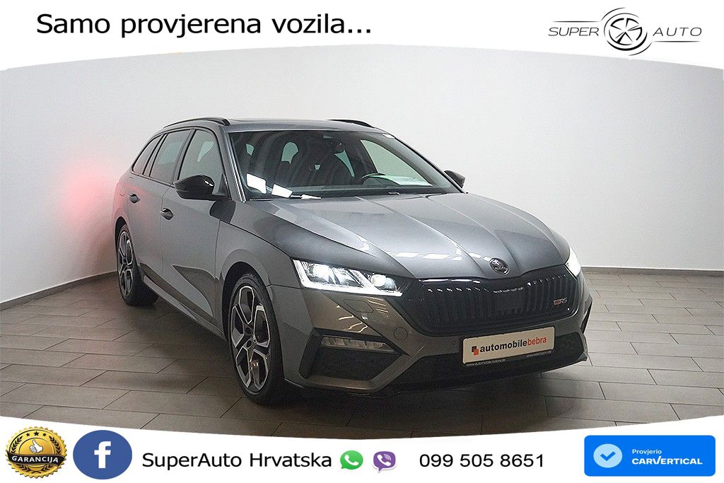 Škoda Octavia Combi RS 2.0 TDI (200 KS) DSG LED+GR SJED+ACC