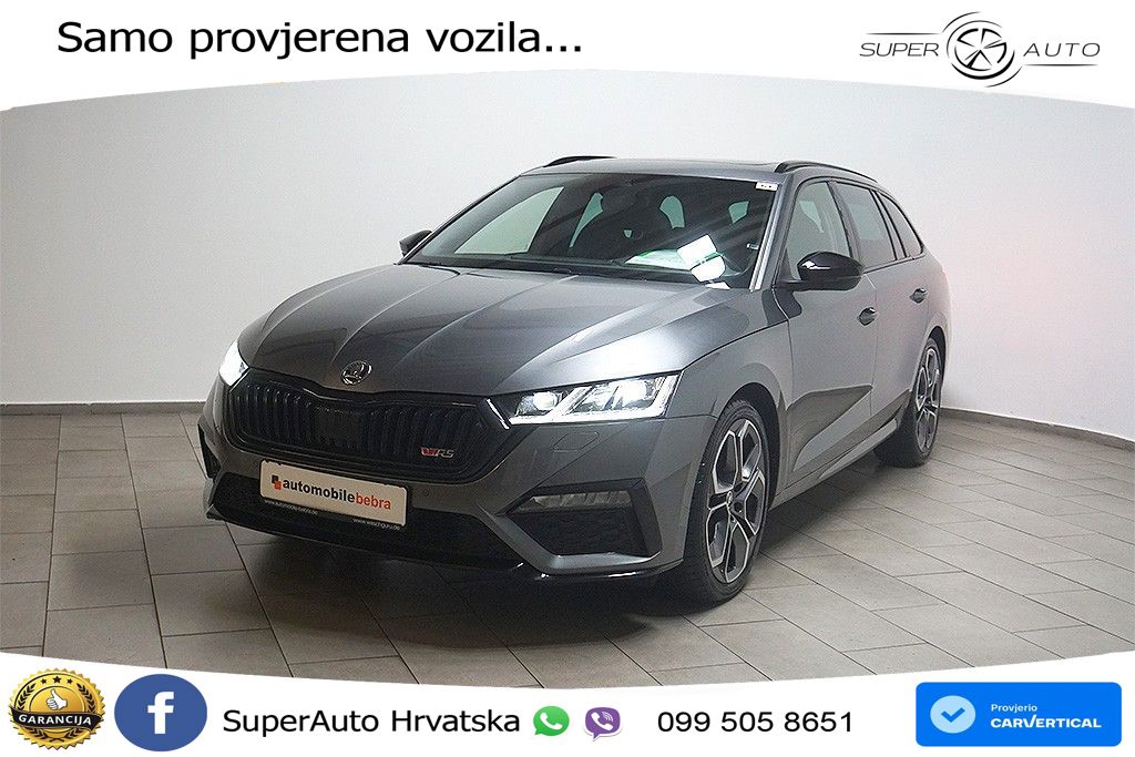 Škoda Octavia Combi RS 2.0 TDI (200 KS) DSG LED+GR SJED+ACC