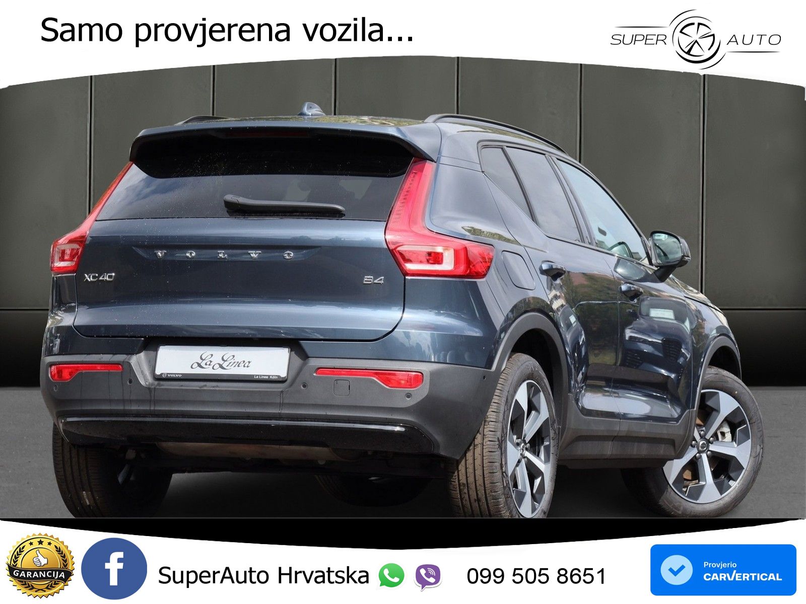 Volvo XC40 2.0 B4 197 KS Automatic LED+GR SJED+ACC