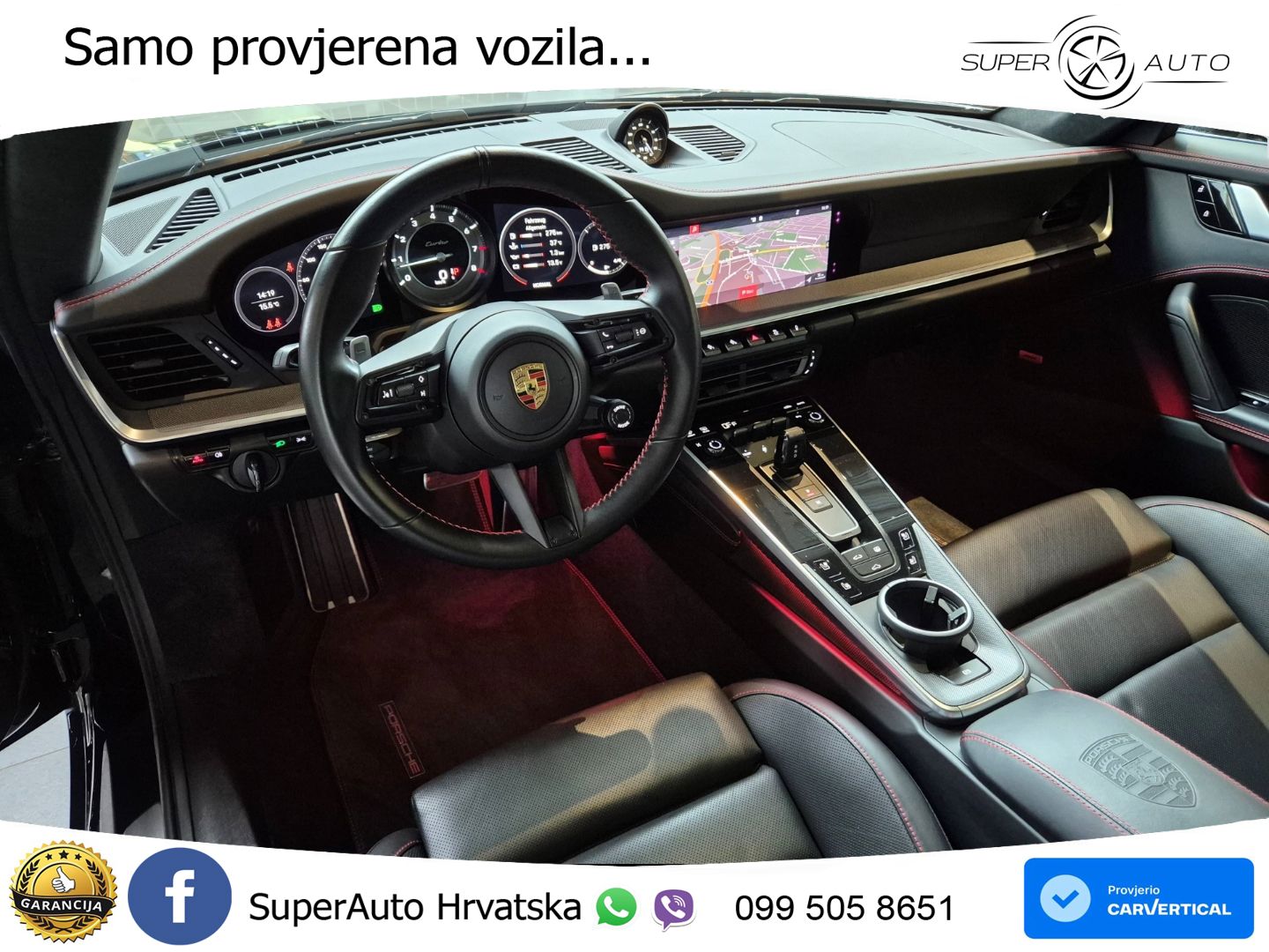 Porsche 911 Turbo 3.8 (580 KS) PDK LED+GR SJED+ACC