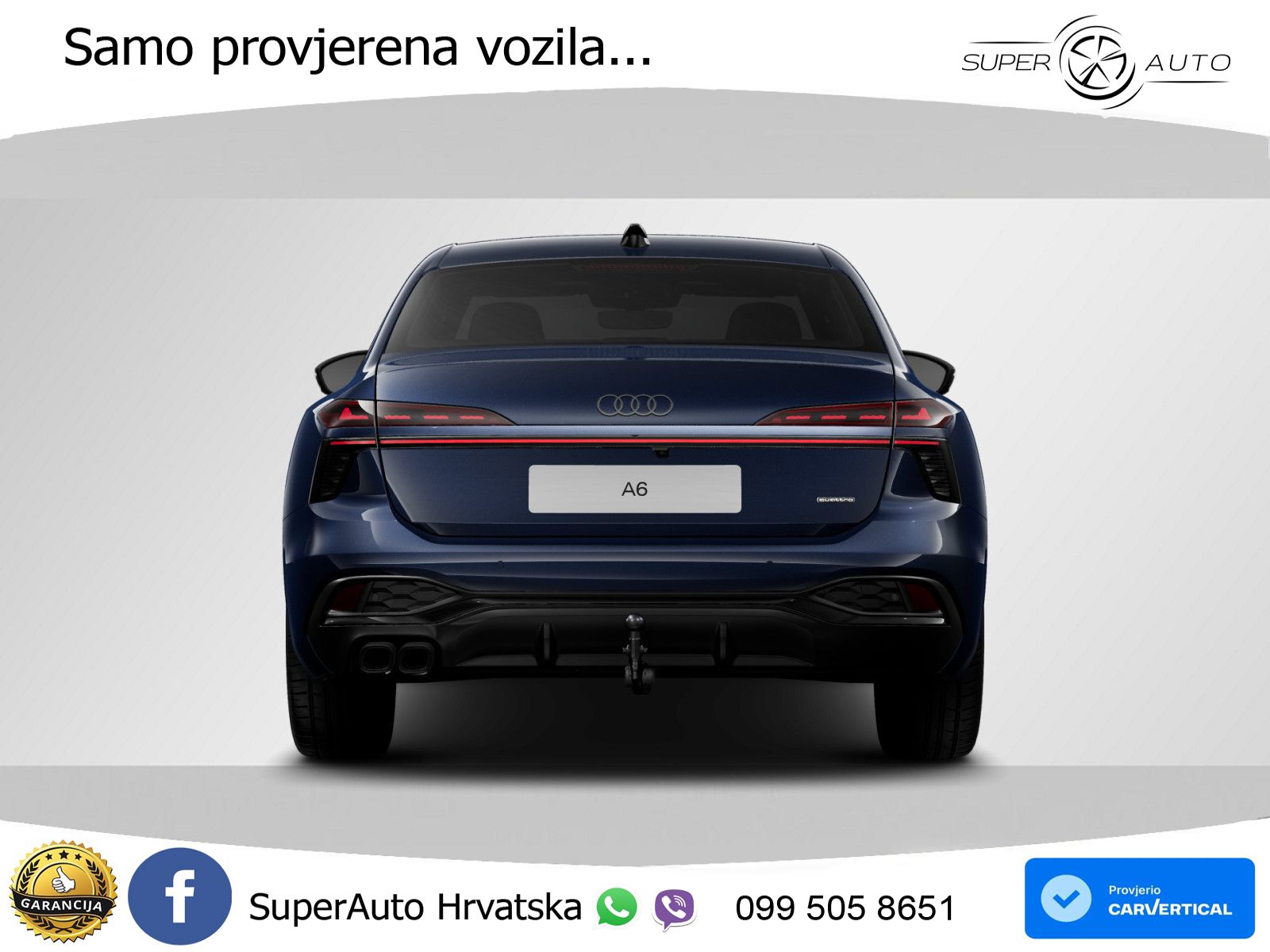 Audi A6 2.0 TDI (204 KS) quattro S tronic S line LED+GR SJED+ACC