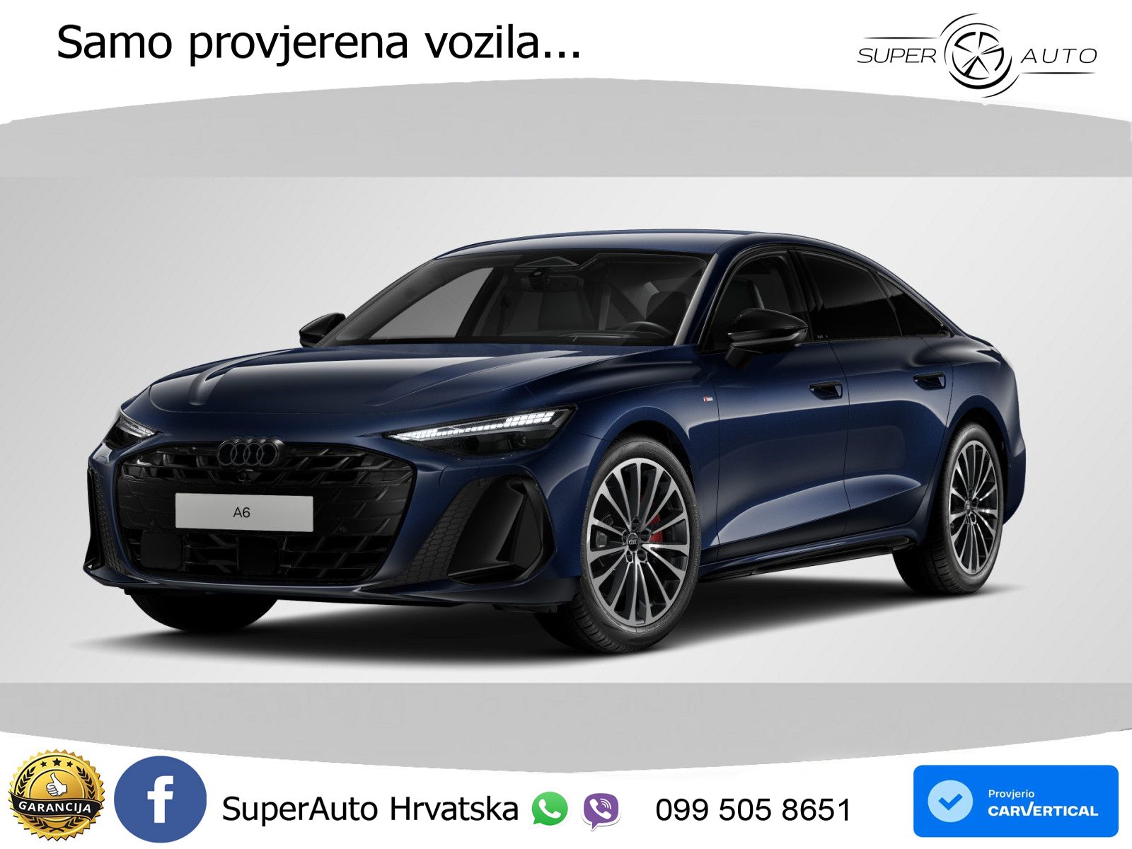Audi A6 2.0 TDI (204 KS) quattro S tronic S line LED+GR SJED+ACC
