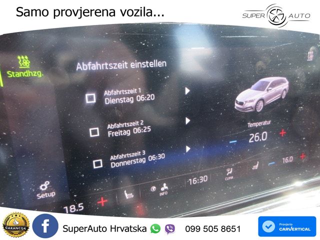Škoda Octavia Combi 2.0 TDI (150 KS) DSG LED+GR SJED+ACC