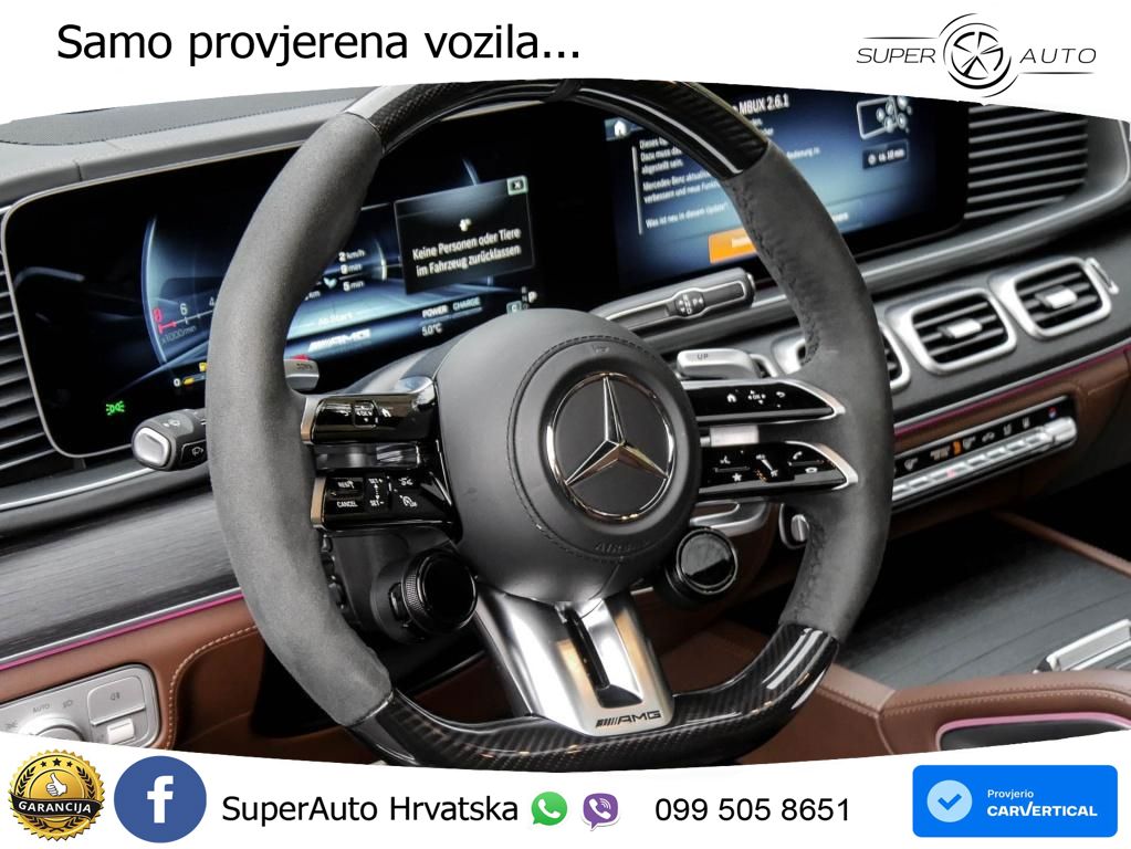 Mercedes-Benz GLS AMG GLS 63 V8 EQ Boost 4MATIC+ AMG SPEEDSHIFT TCT 9G ACC+HEAD+4xGR SJED+360+PANO