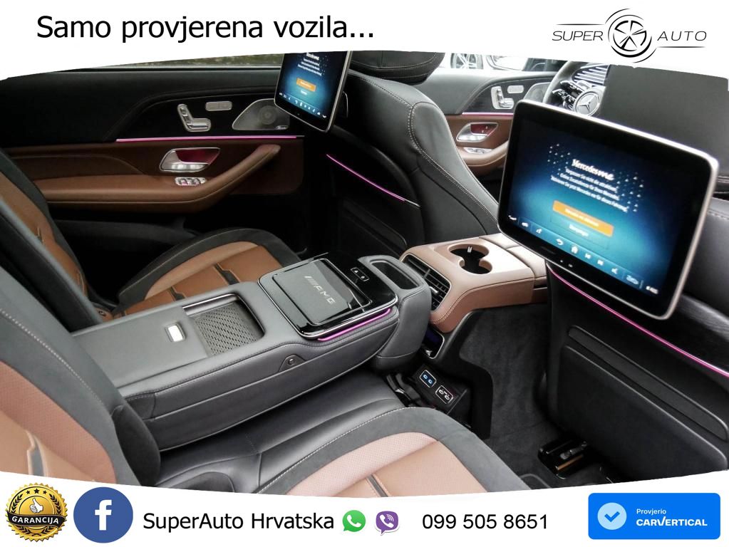 Mercedes-Benz GLS AMG GLS 63 V8 EQ Boost 4MATIC+ AMG SPEEDSHIFT TCT 9G ACC+HEAD+4xGR SJED+360+PANO