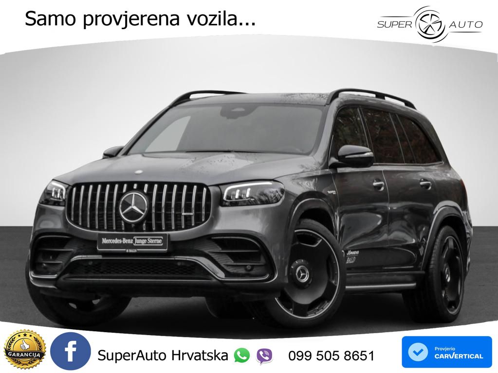 Mercedes-Benz GLS AMG GLS 63 V8 EQ Boost 4MATIC+ AMG SPEEDSHIFT TCT 9G ACC+HEAD+4xGR SJED+360+PANO