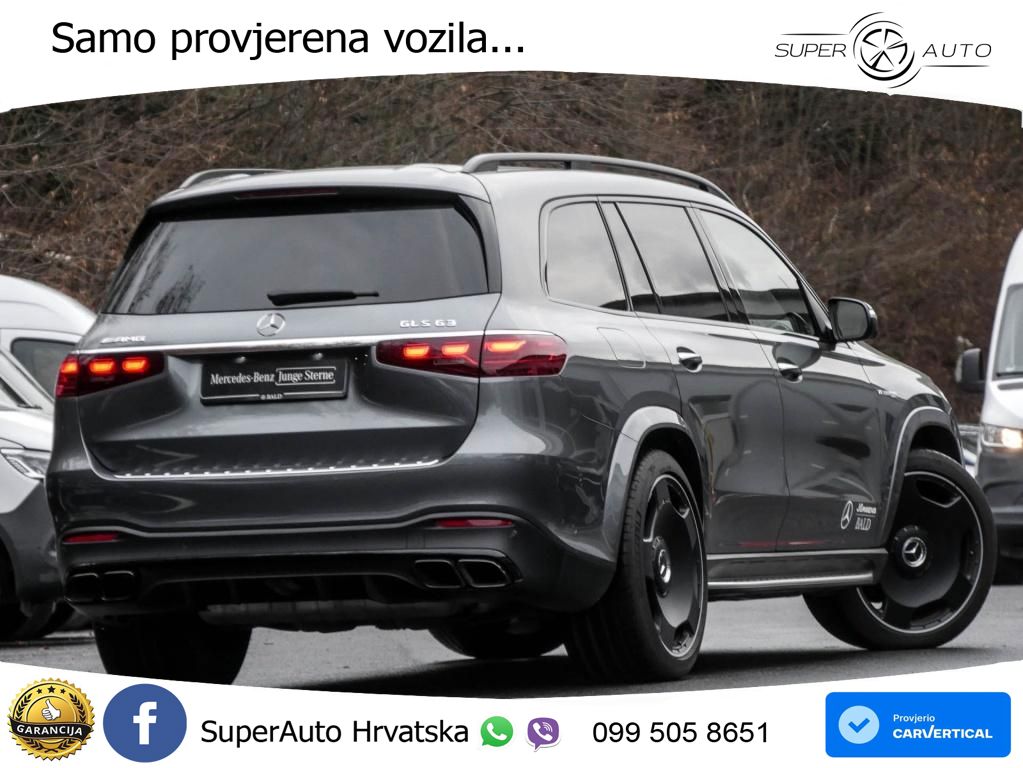 Mercedes-Benz GLS AMG GLS 63 V8 EQ Boost 4MATIC+ AMG SPEEDSHIFT TCT 9G ACC+HEAD+4xGR SJED+360+PANO