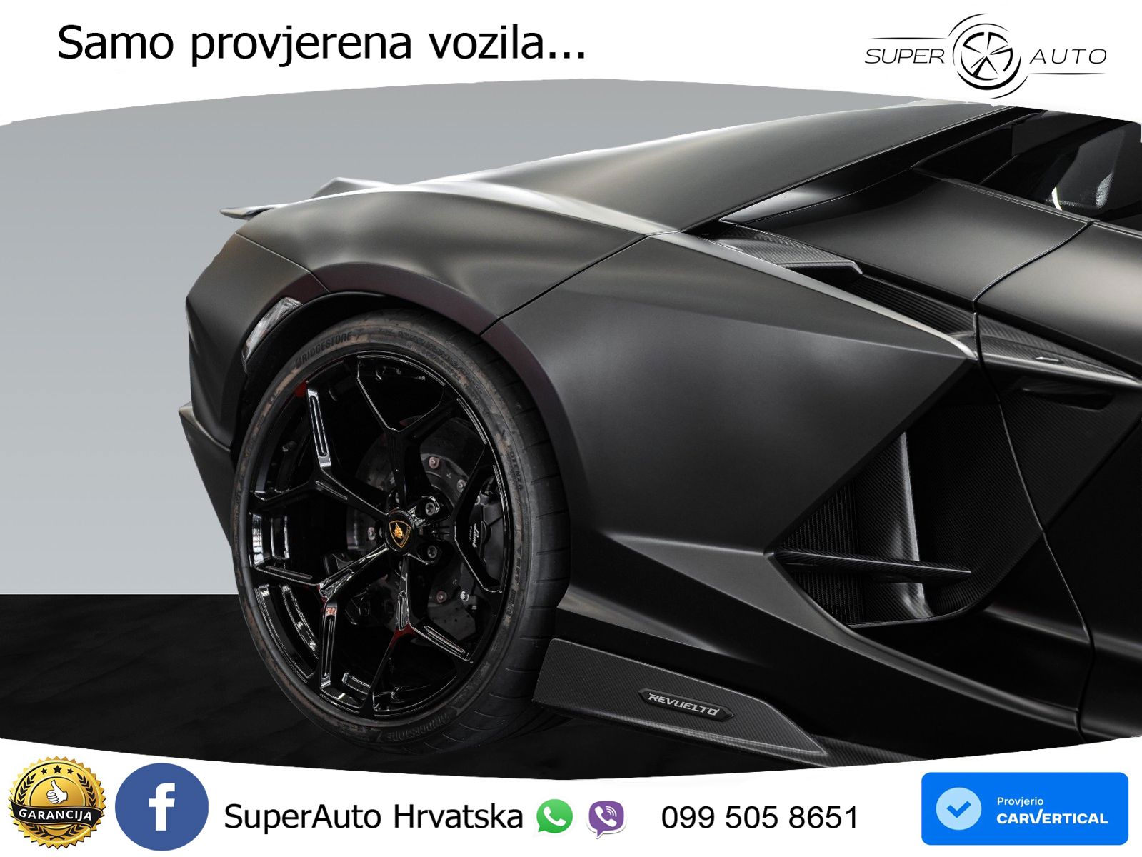 Lamborghini Revuelto 6.5 V12 (1015 KS) 4WD DCT LED+ACC