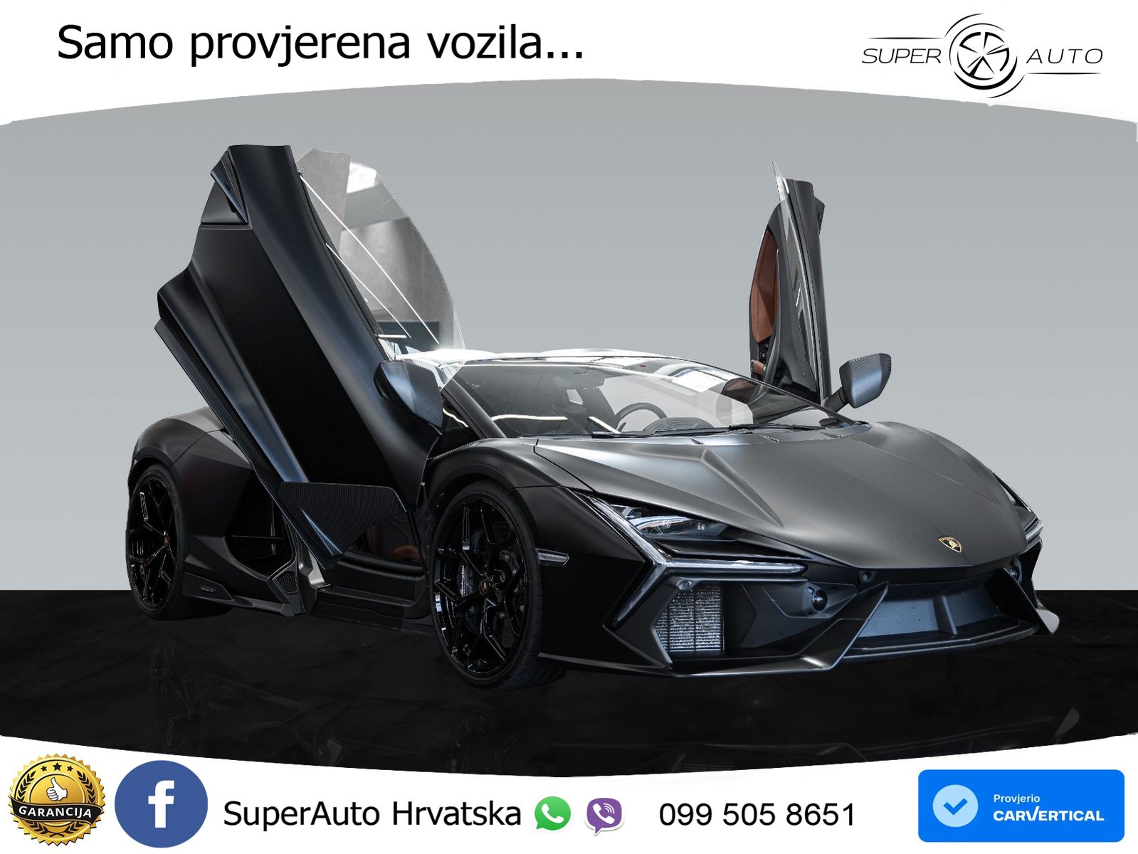 Lamborghini Revuelto 6.5 V12 (1015 KS) 4WD DCT LED+ACC
