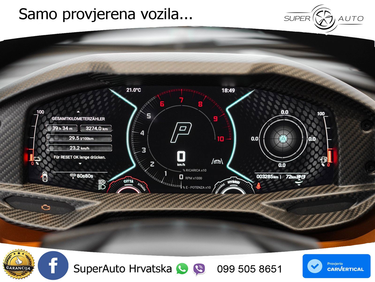 Lamborghini Revuelto 6.5 V12 (1015 KS) 4WD DCT LED+ACC