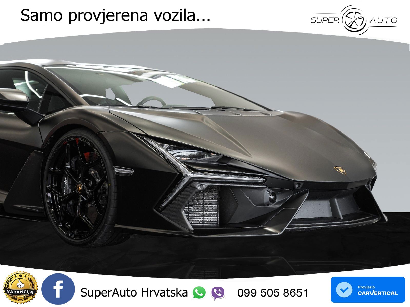 Lamborghini Revuelto 6.5 V12 (1015 KS) 4WD DCT LED+ACC