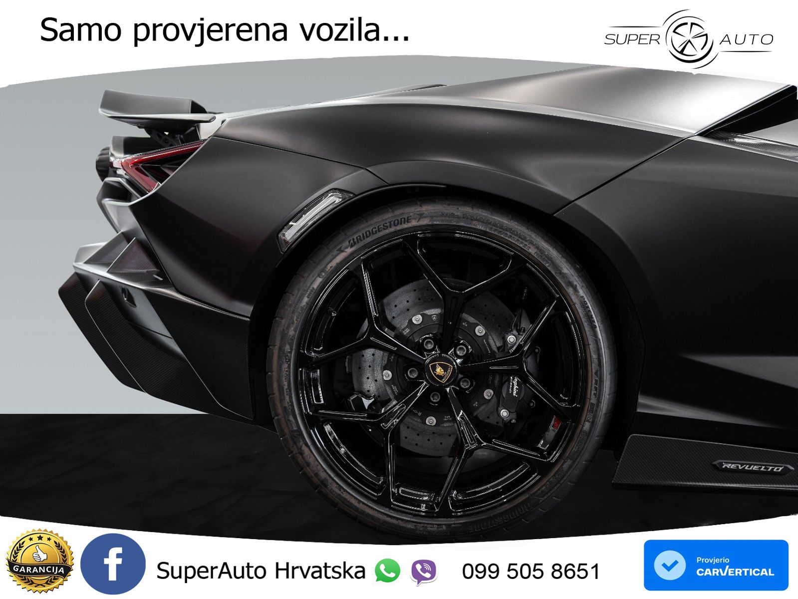 Lamborghini Revuelto 6.5 V12 (1015 KS) 4WD DCT LED+ACC