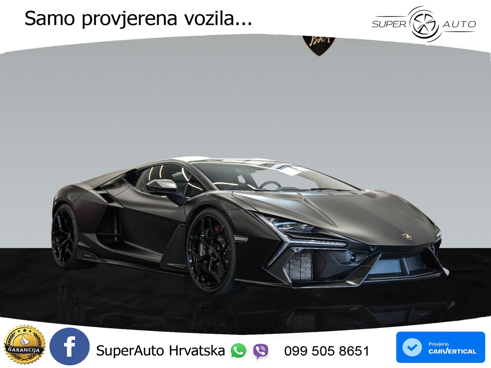 Lamborghini Revuelto 6.5 V12 (1015 KS) 4WD DCT LED+ACC