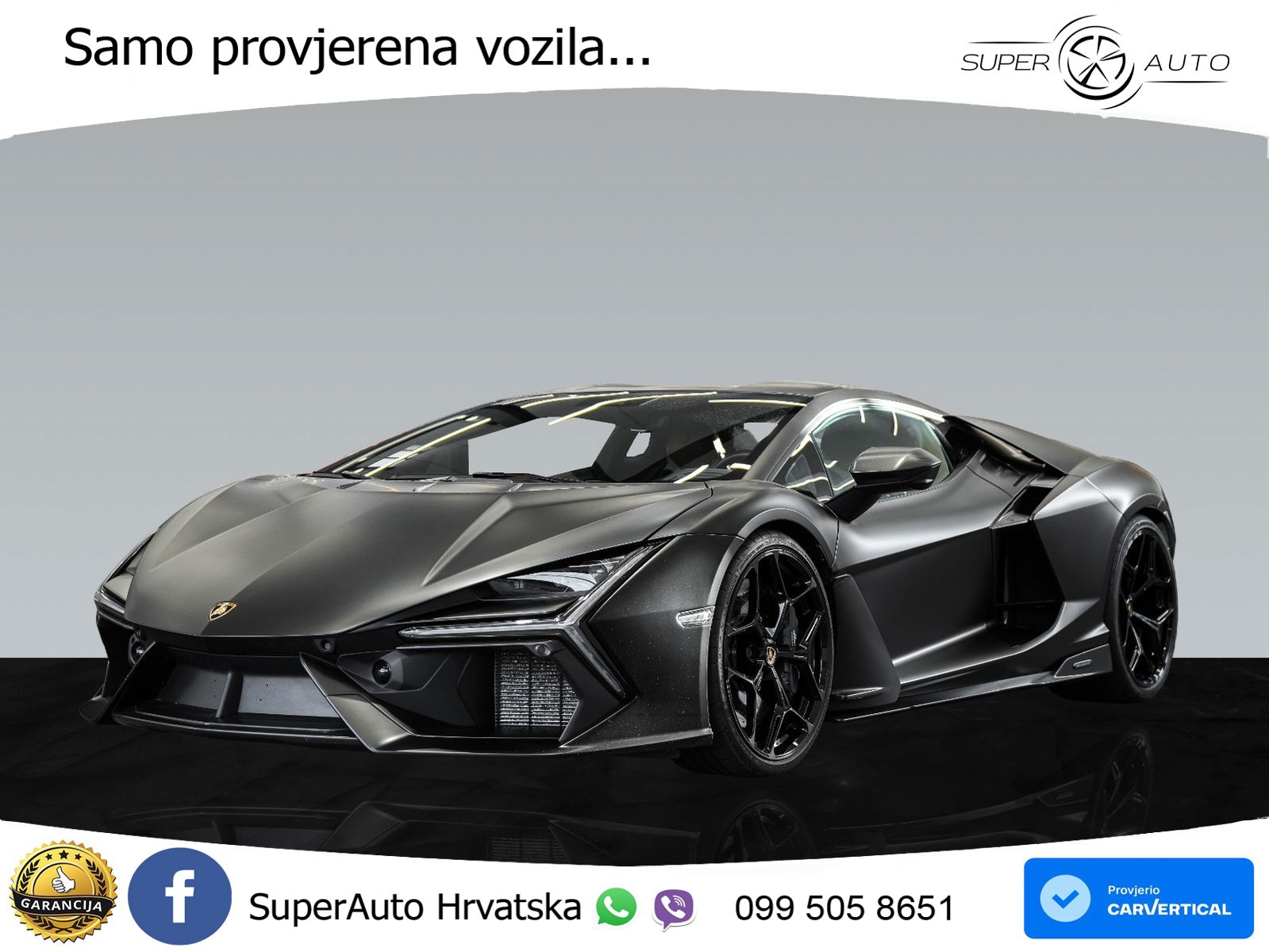 Lamborghini Revuelto 6.5 V12 (1015 KS) 4WD DCT LED+ACC