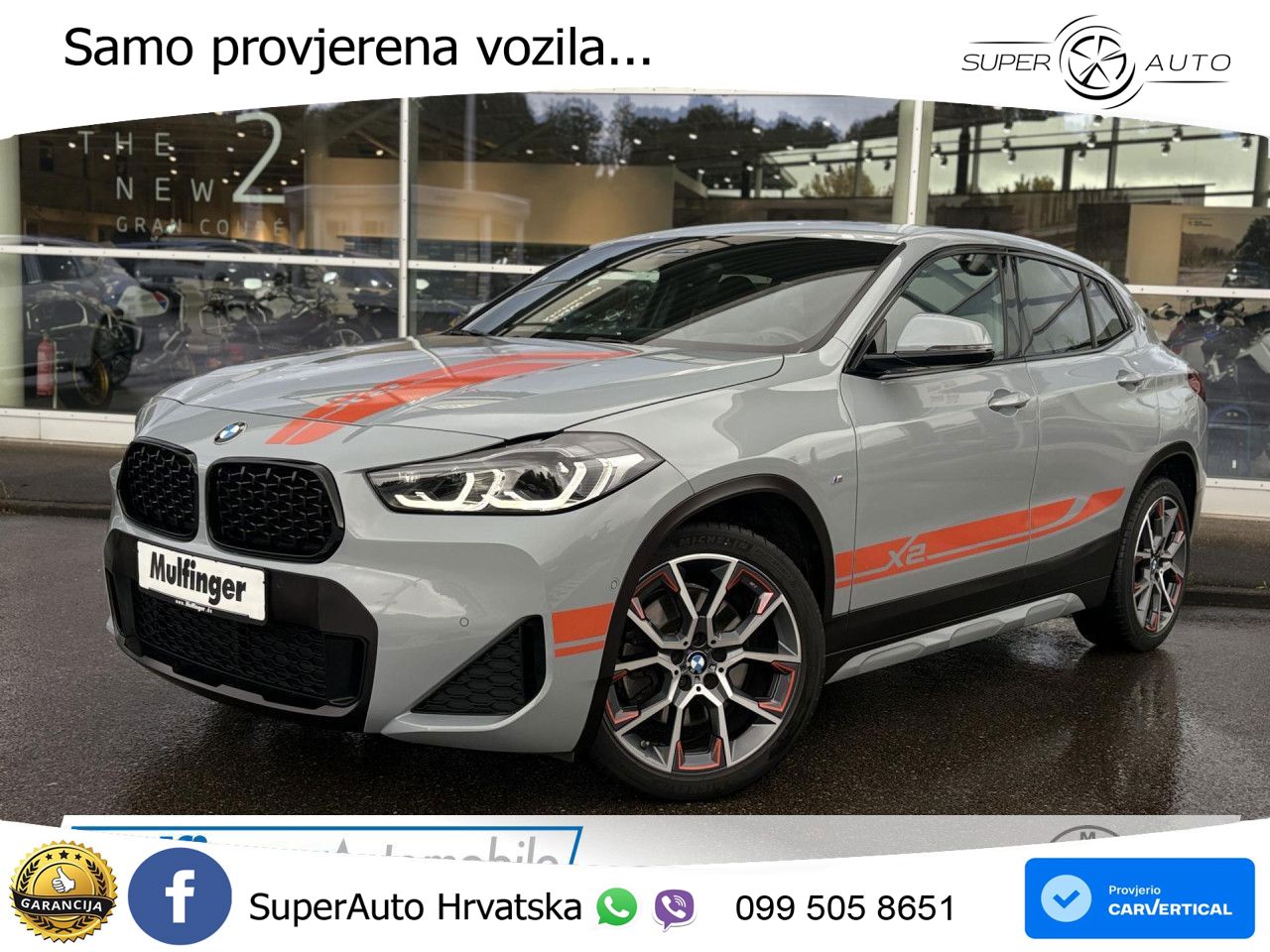 BMW X2 xDrive20d Steptronic M Sport LED+GR SJED+ACC