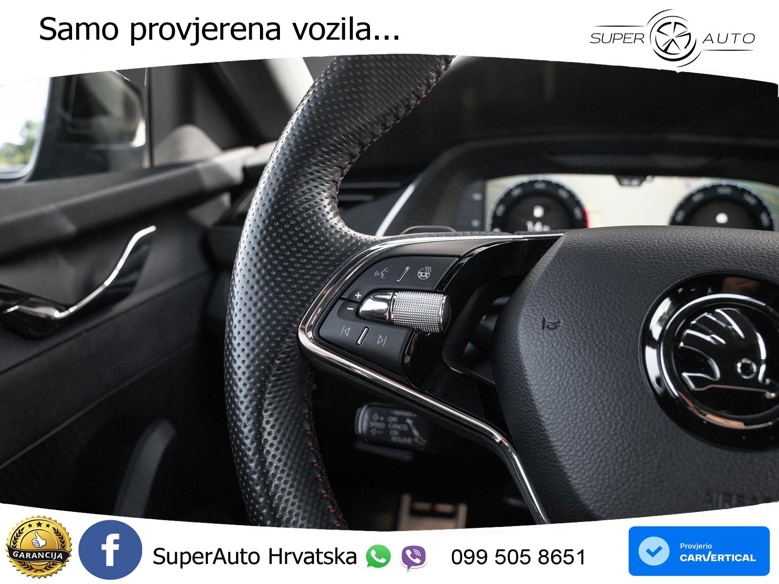 Škoda Octavia Combi RS 2.0 TSI (245 KS) DSG LED+GR SJED+ACC