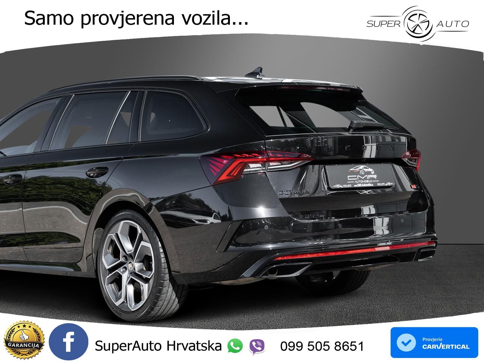 Škoda Octavia Combi RS 2.0 TSI (245 KS) DSG LED+GR SJED+ACC