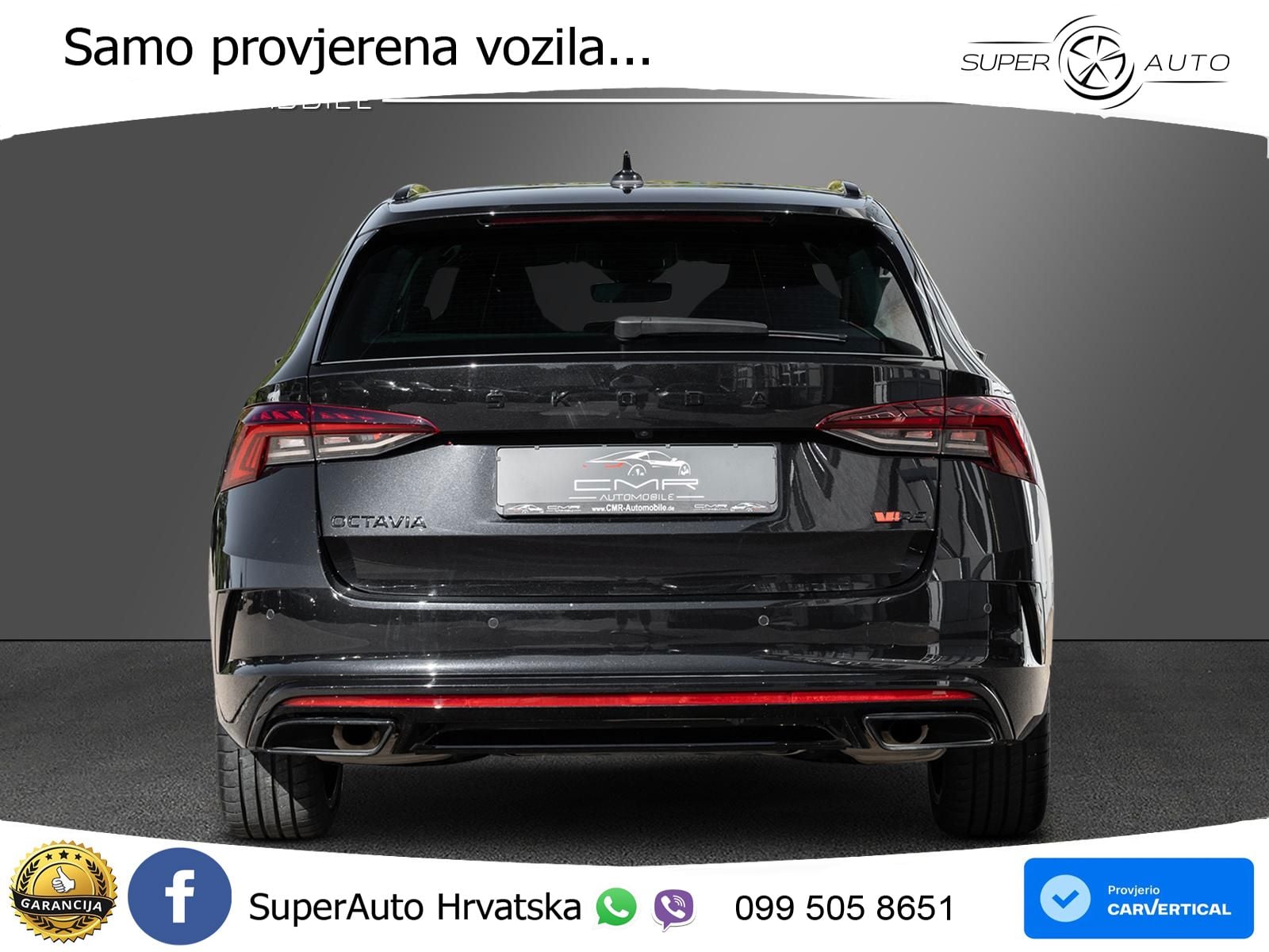 Škoda Octavia Combi RS 2.0 TSI (245 KS) DSG LED+GR SJED+ACC