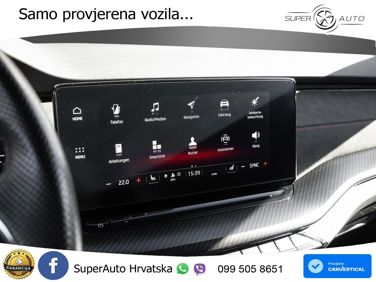Škoda Octavia Combi RS 2.0 TSI (245 KS) DSG LED+GR SJED+ACC