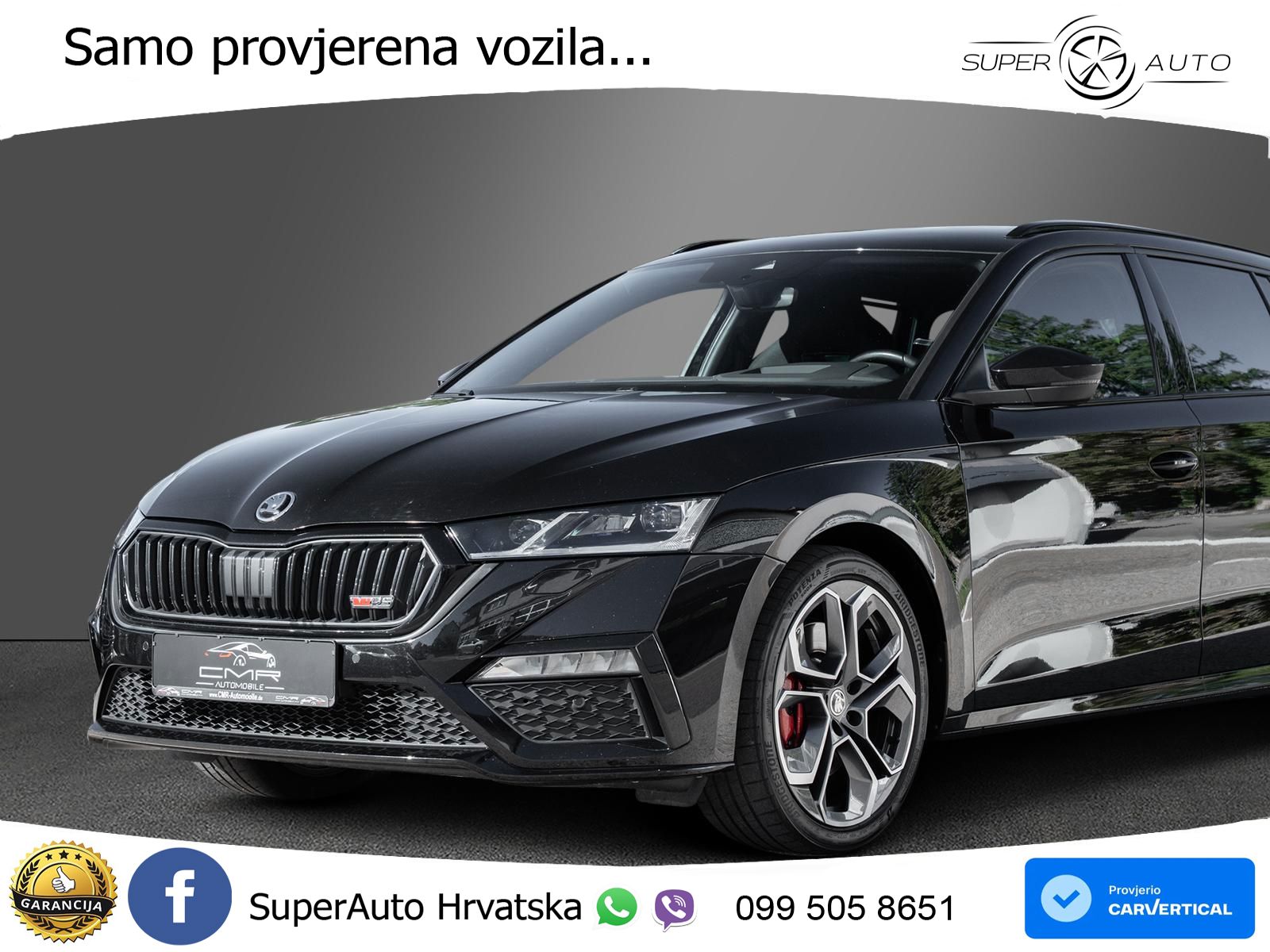 Škoda Octavia Combi RS 2.0 TSI (245 KS) DSG LED+GR SJED+ACC