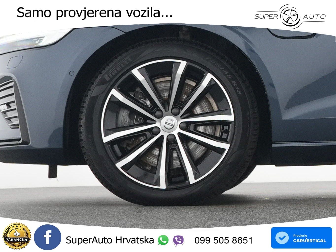 Volvo V60 2.0 T8 AWD Geartronic ACC+GR SJED+360+PANO