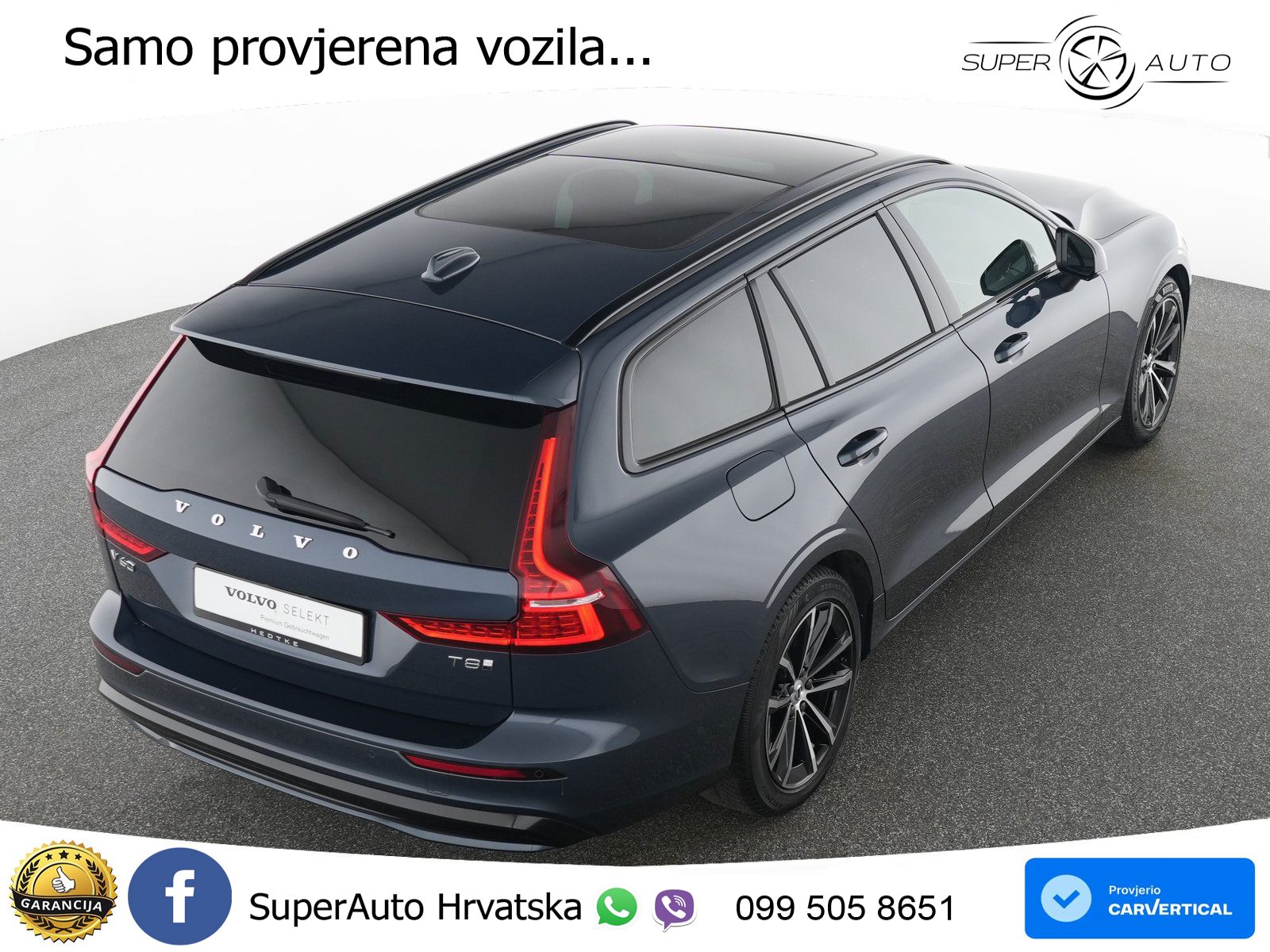 Volvo V60 2.0 T8 AWD Geartronic ACC+GR SJED+360+PANO