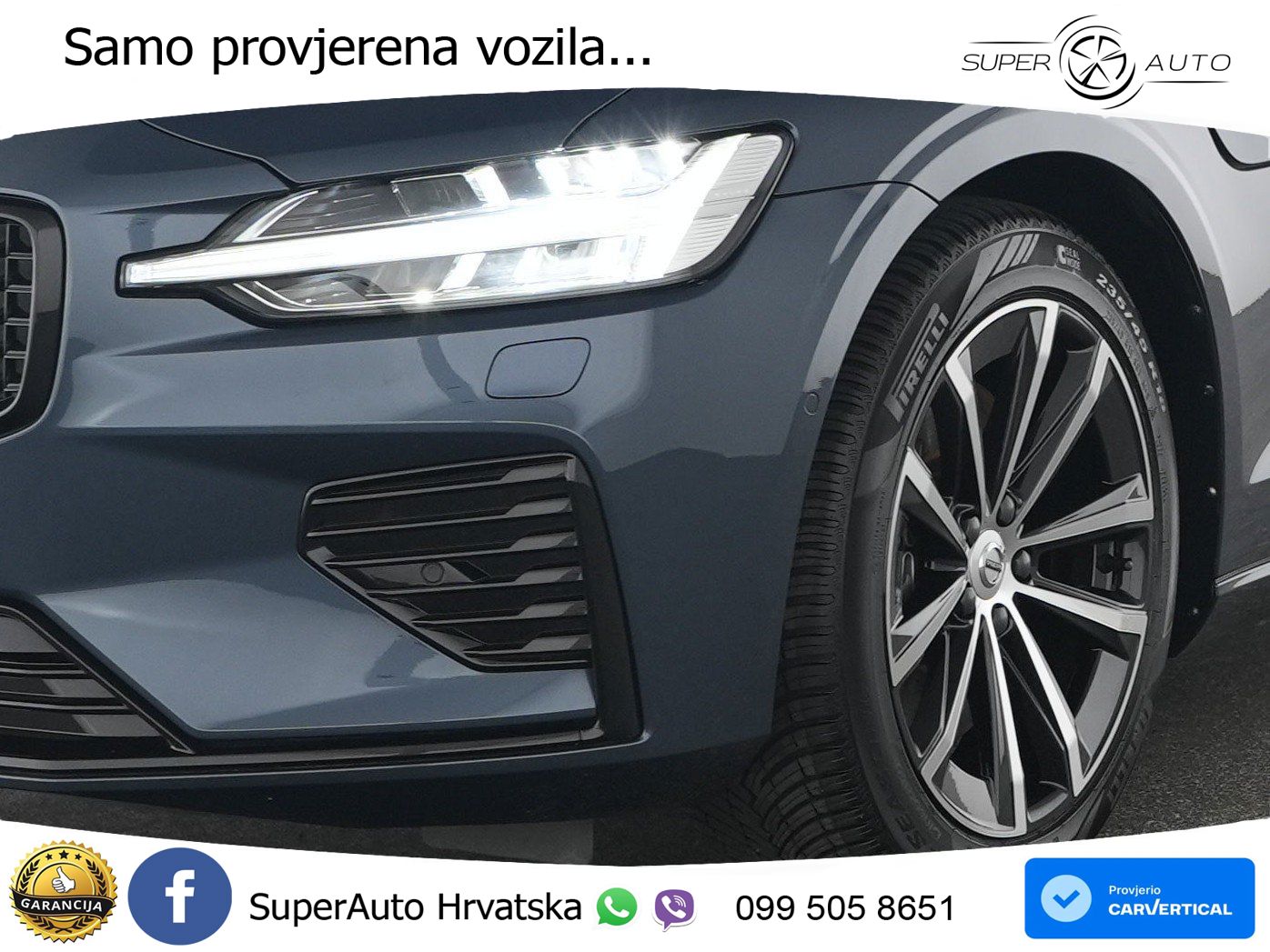 Volvo V60 2.0 T8 AWD Geartronic ACC+GR SJED+360+PANO