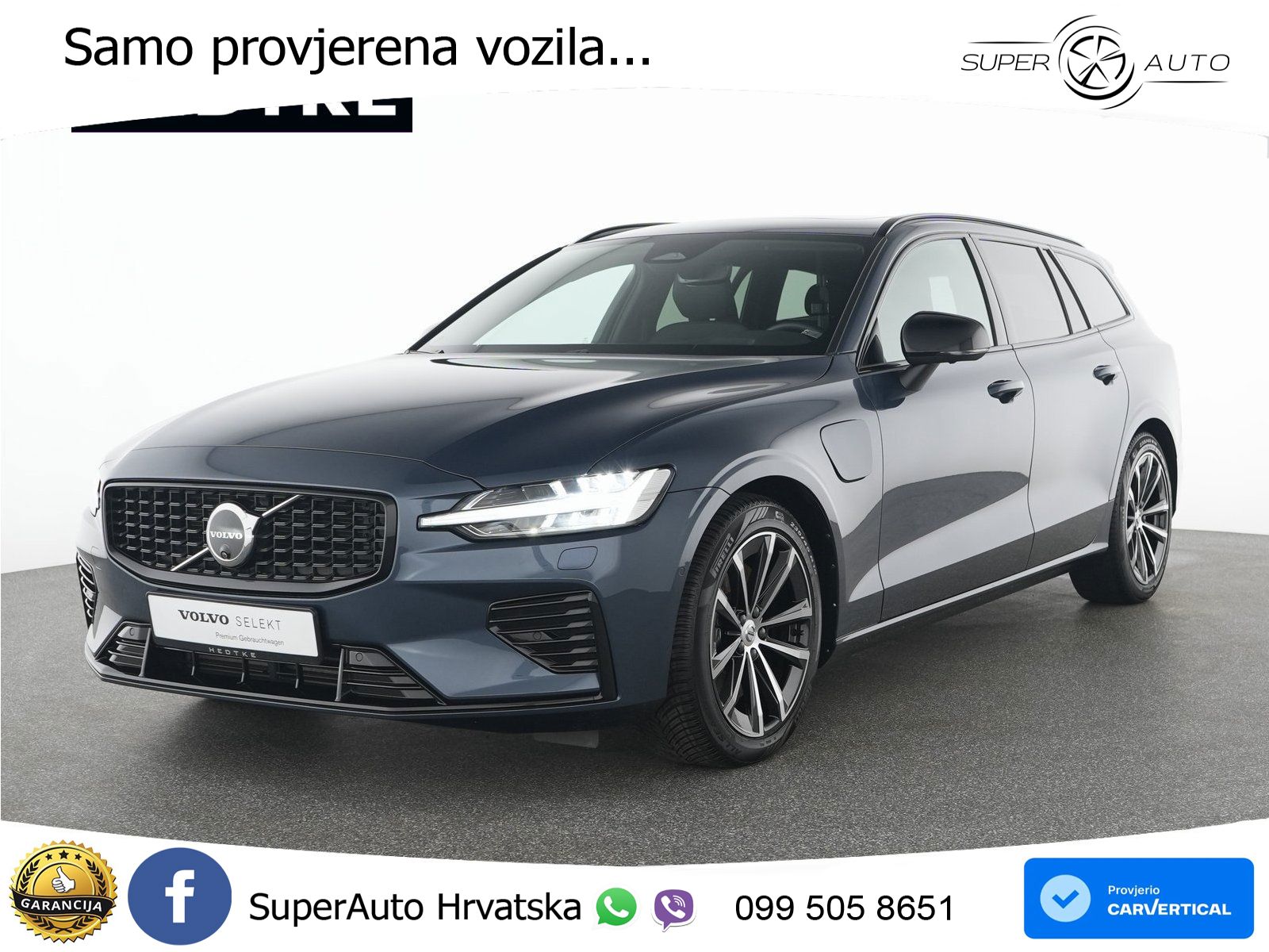 Volvo V60 2.0 T8 AWD Geartronic ACC+GR SJED+360+PANO
