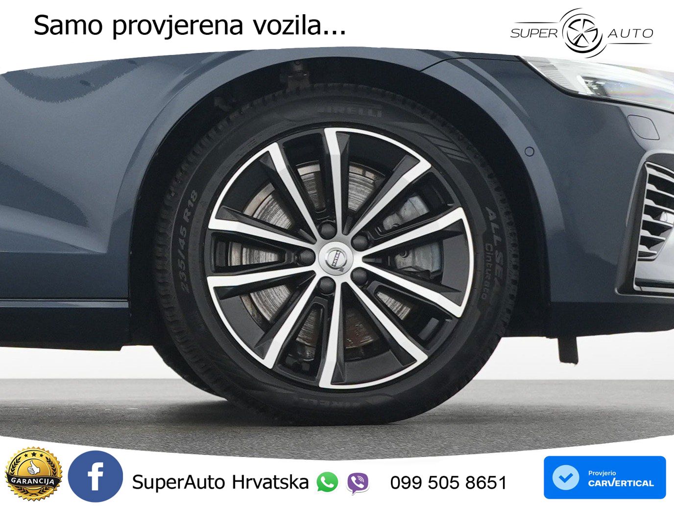 Volvo V60 2.0 T8 AWD Geartronic ACC+GR SJED+360+PANO