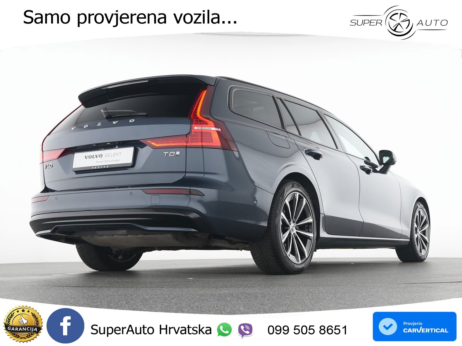 Volvo V60 2.0 T8 AWD Geartronic ACC+GR SJED+360+PANO