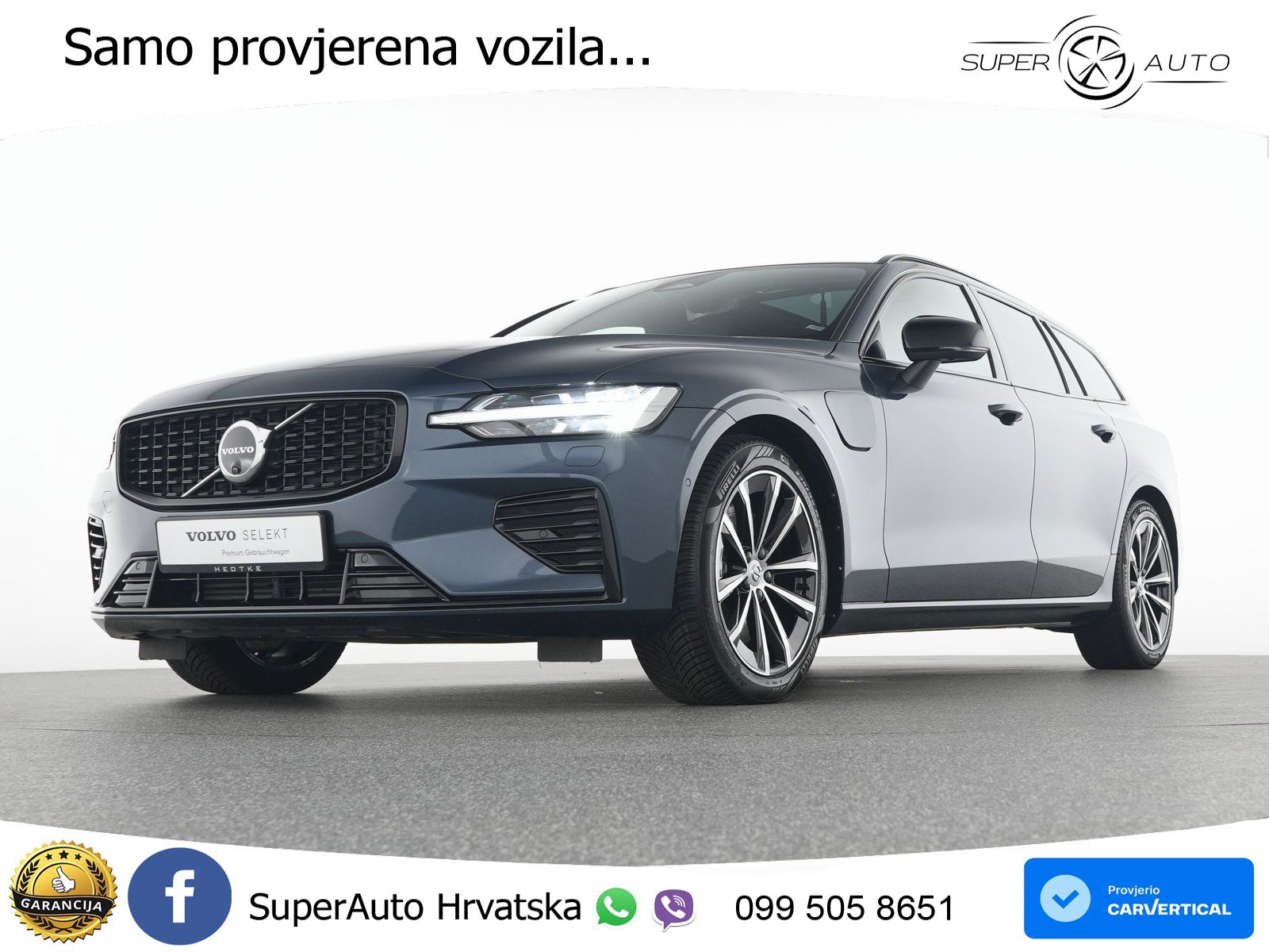 Volvo V60 2.0 T8 AWD Geartronic ACC+GR SJED+360+PANO