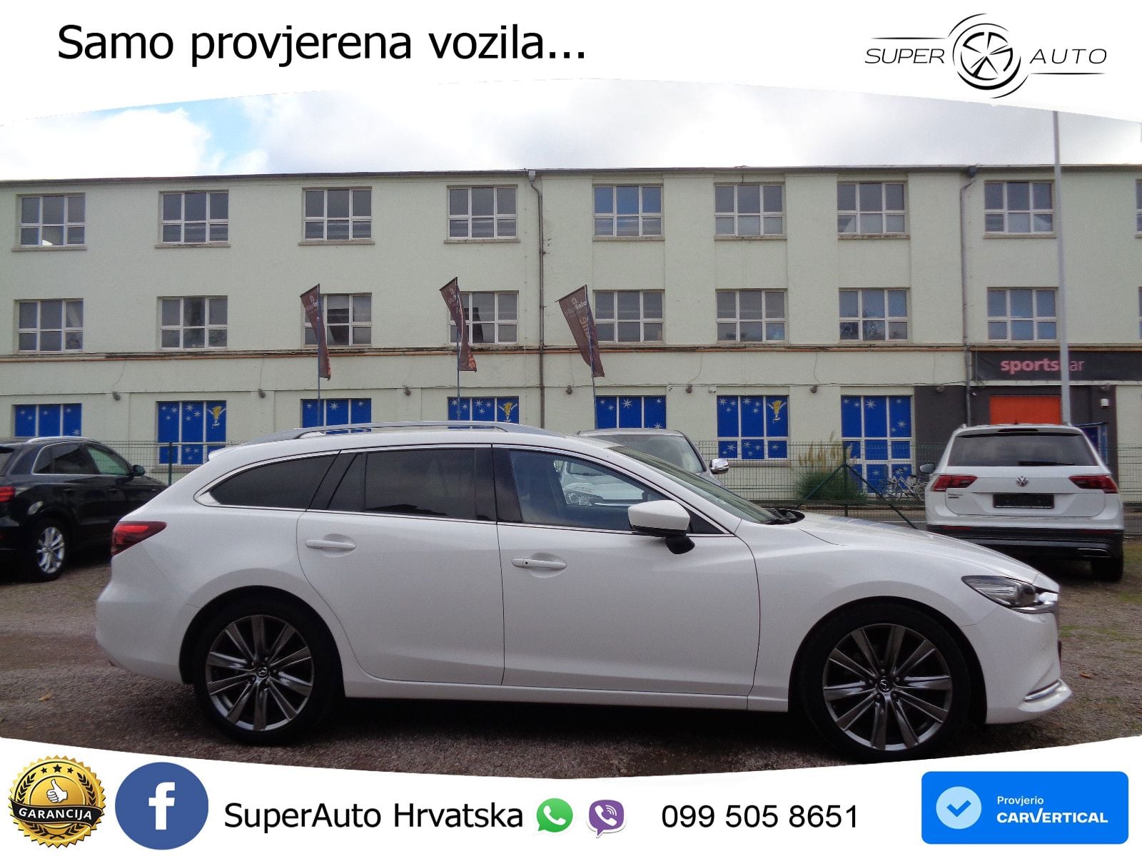 Mazda 6 Sport Combi 2.2 SKYACTIV-D (184 KS) SKYACTIV-Drive LED+GR SJED+ACC