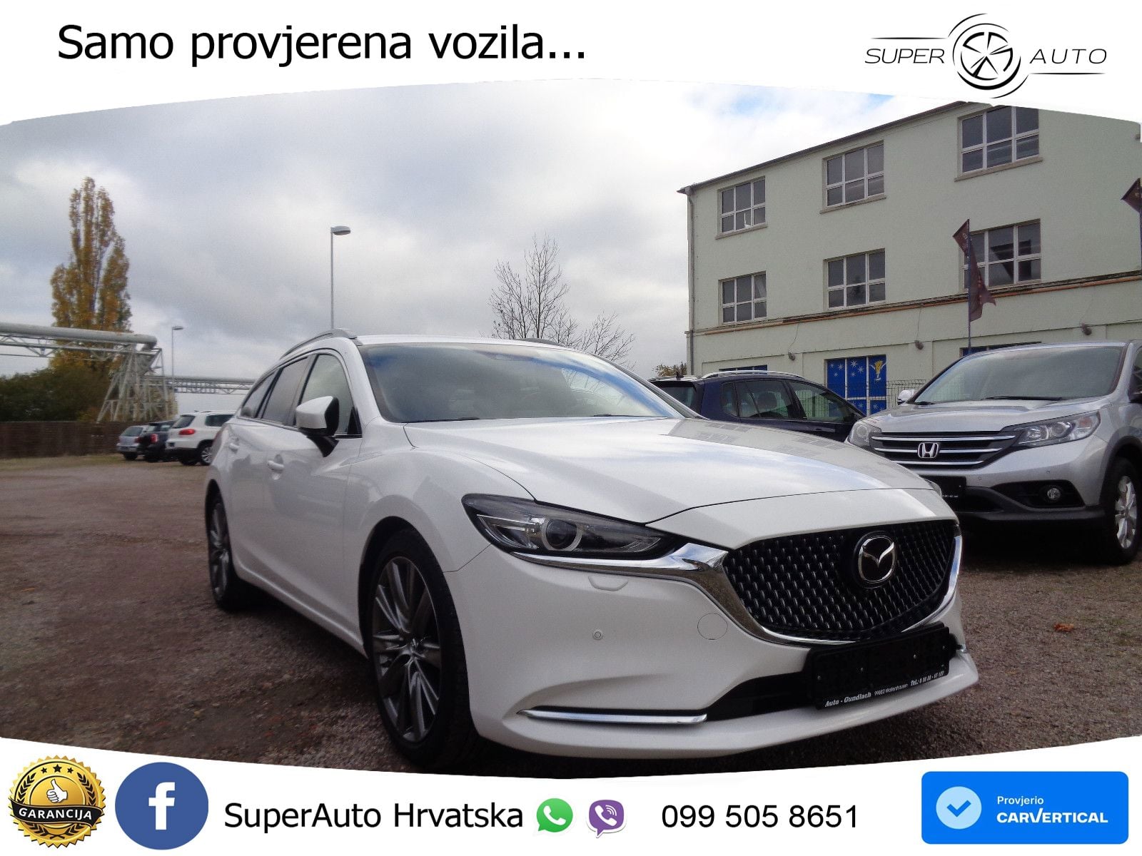 Mazda 6 Sport Combi 2.2 SKYACTIV-D (184 KS) SKYACTIV-Drive LED+GR SJED+ACC