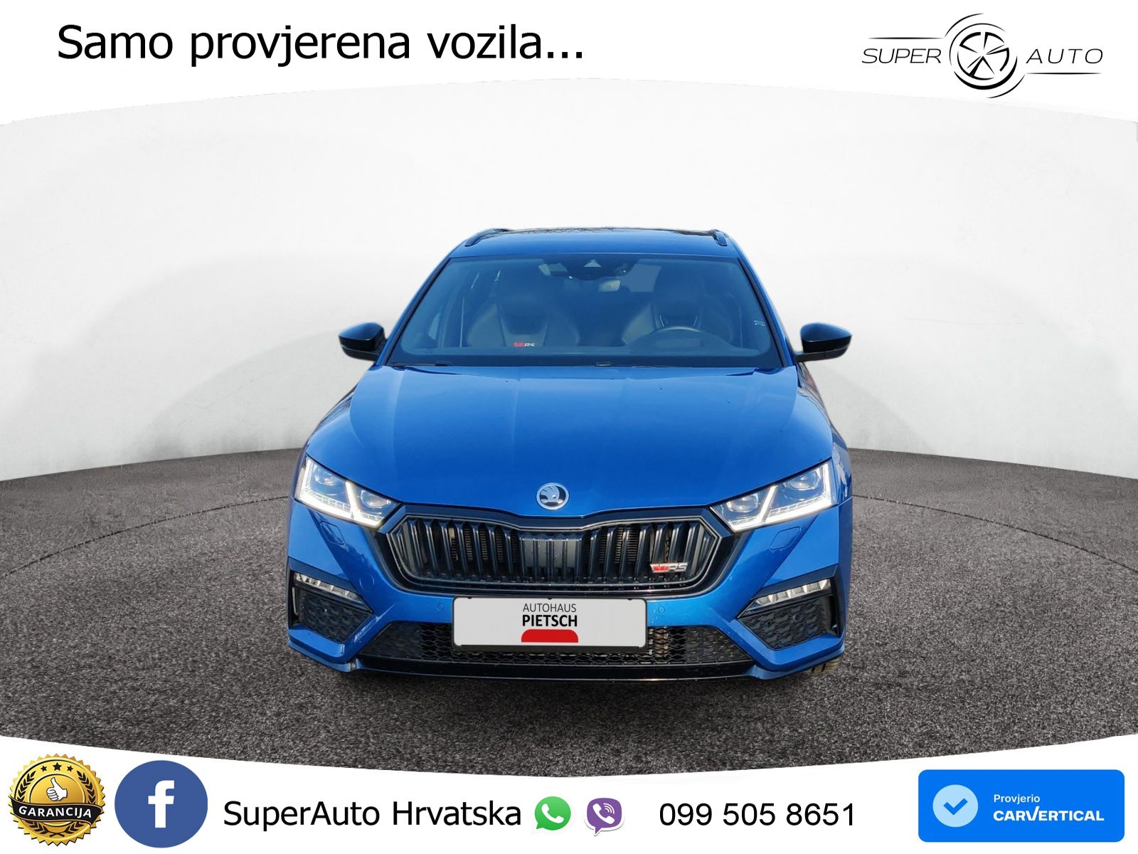 Škoda Octavia Combi RS 2.0 TDI (200 KS) 4x4 DSG LED+GR SJED+ACC