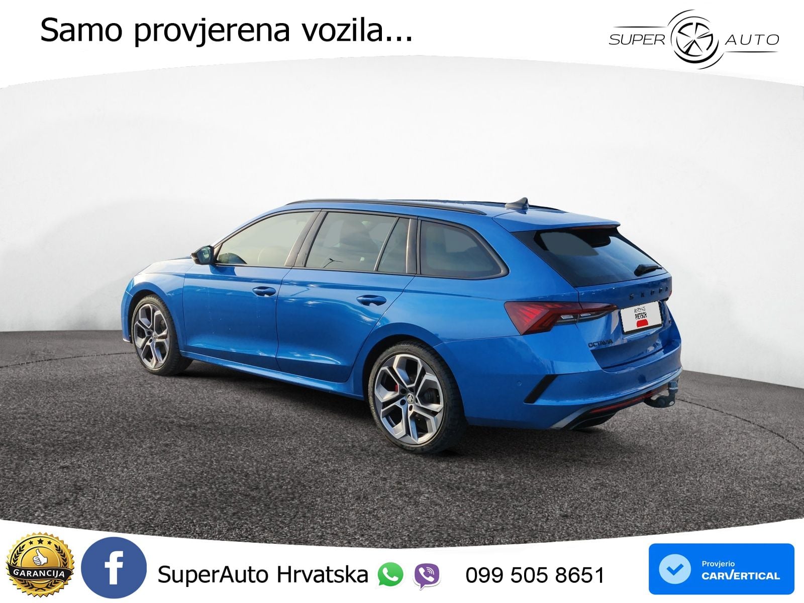 Škoda Octavia Combi RS 2.0 TDI (200 KS) 4x4 DSG LED+GR SJED+ACC