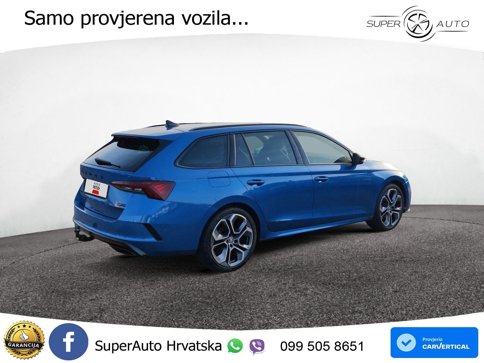 Škoda Octavia Combi RS 2.0 TDI (200 KS) 4x4 DSG LED+GR SJED+ACC