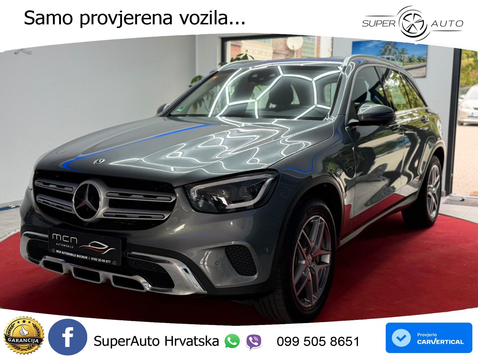 Mercedes GLC 300de (306 KS) 4MATIC 9G-TRONIC ZRAČNI+ACC+GR SJED+KAM
